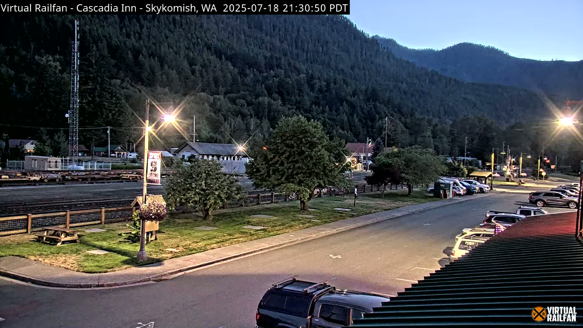 Skykomish Village Railroad Live Cam - Skykomish, King, Washington, USA
