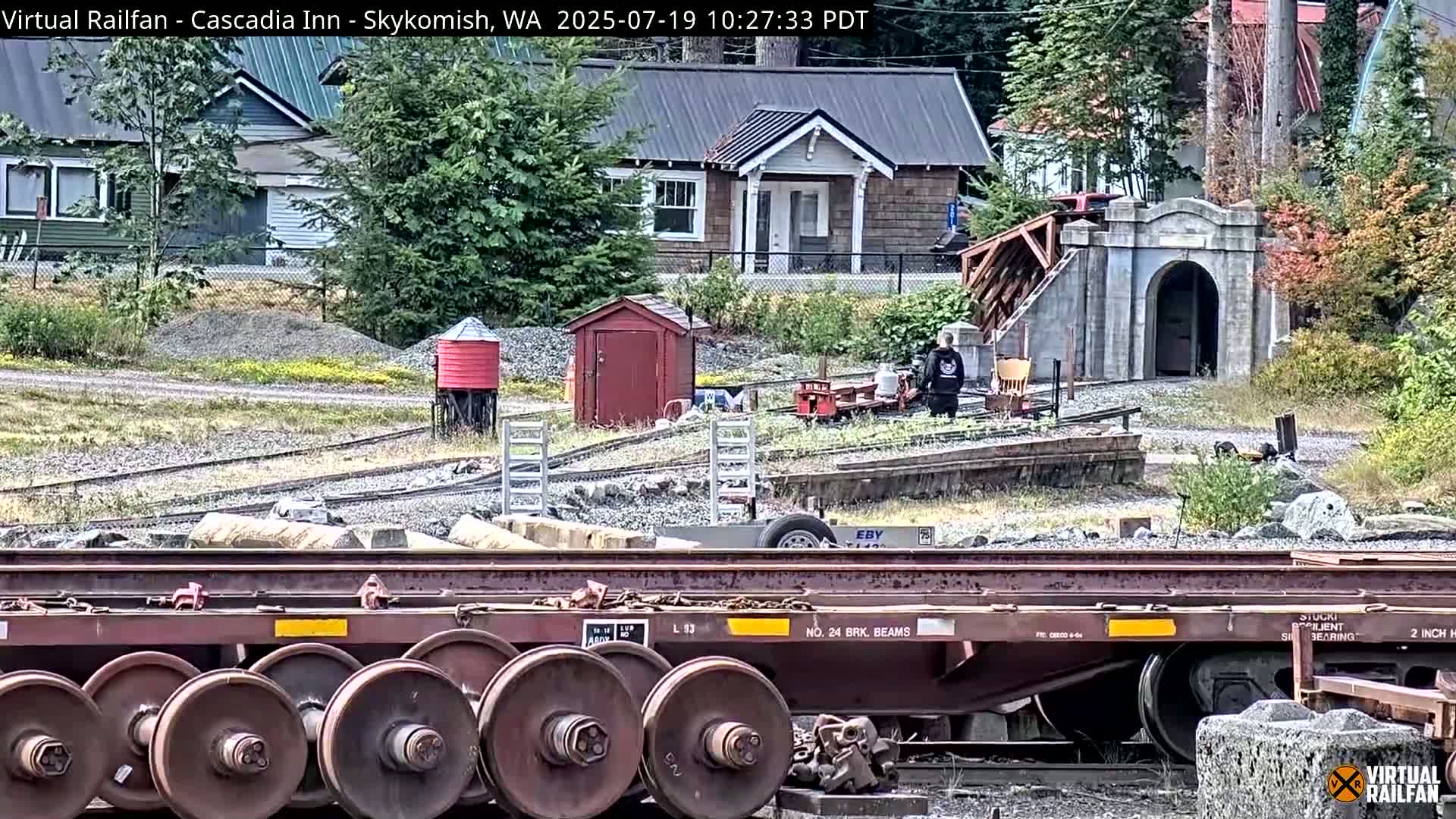 Skykomish Village Railroad Live Cam - Skykomish, King, Washington, USA