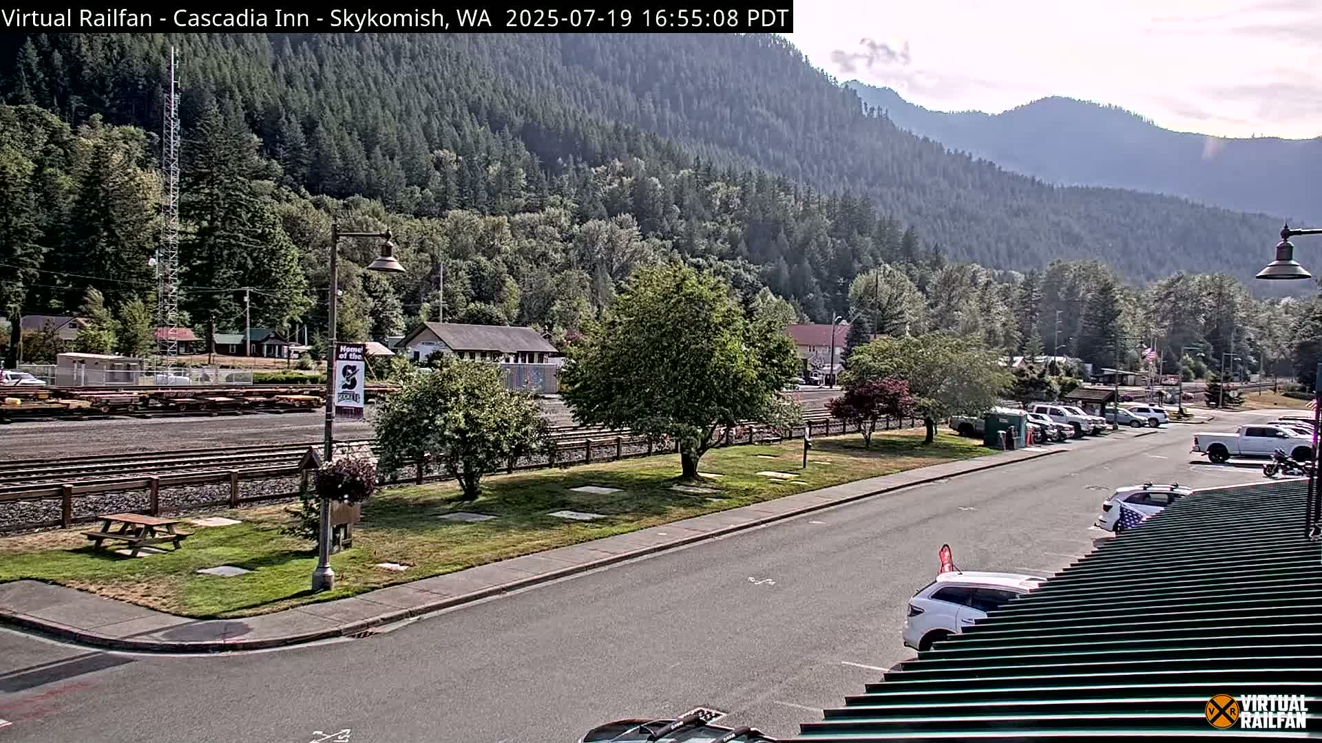 Skykomish Village Railroad Live Cam - Skykomish, King, Washington, USA