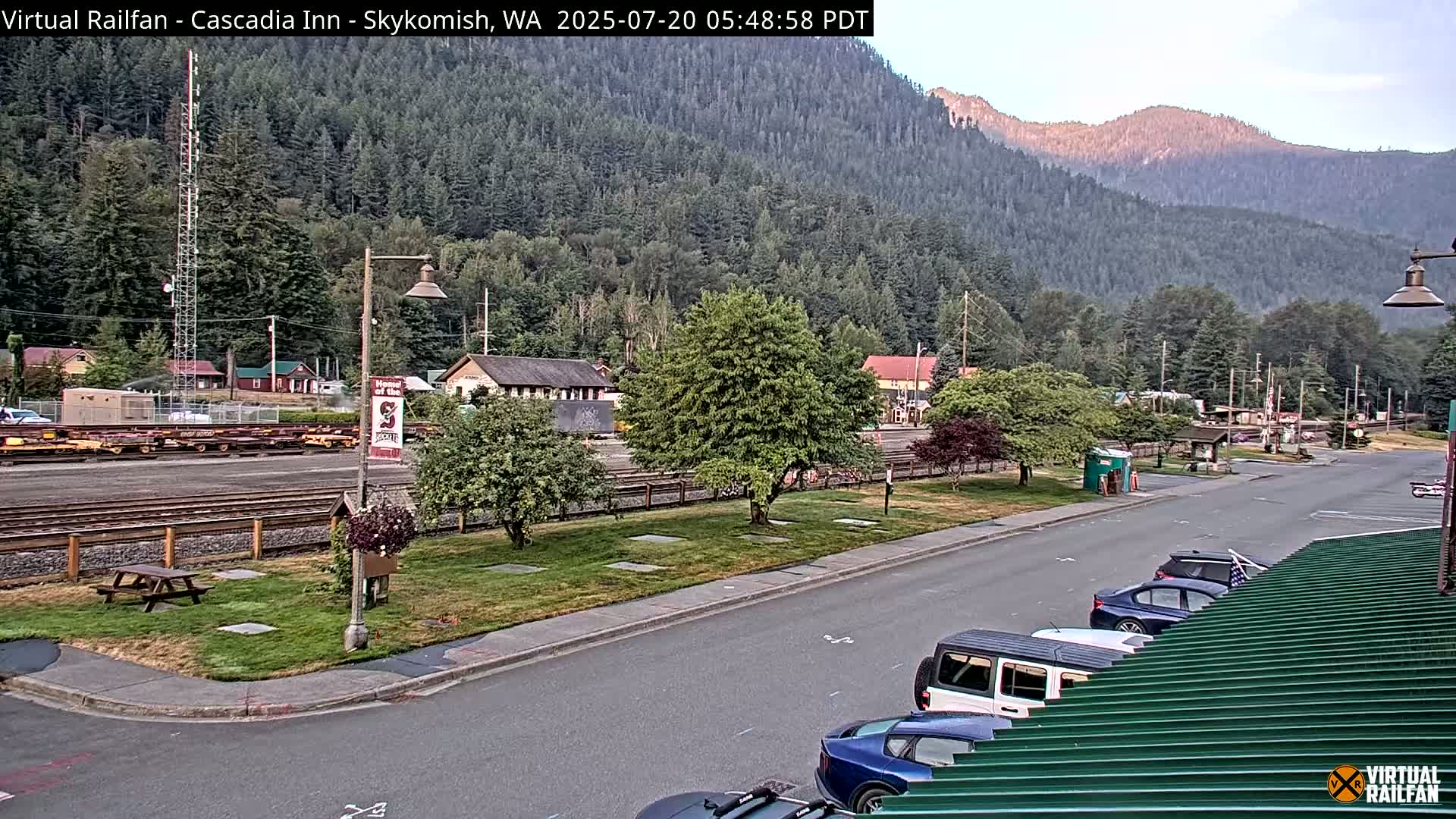 Skykomish Village Railroad Live Cam - Skykomish, King, Washington, USA