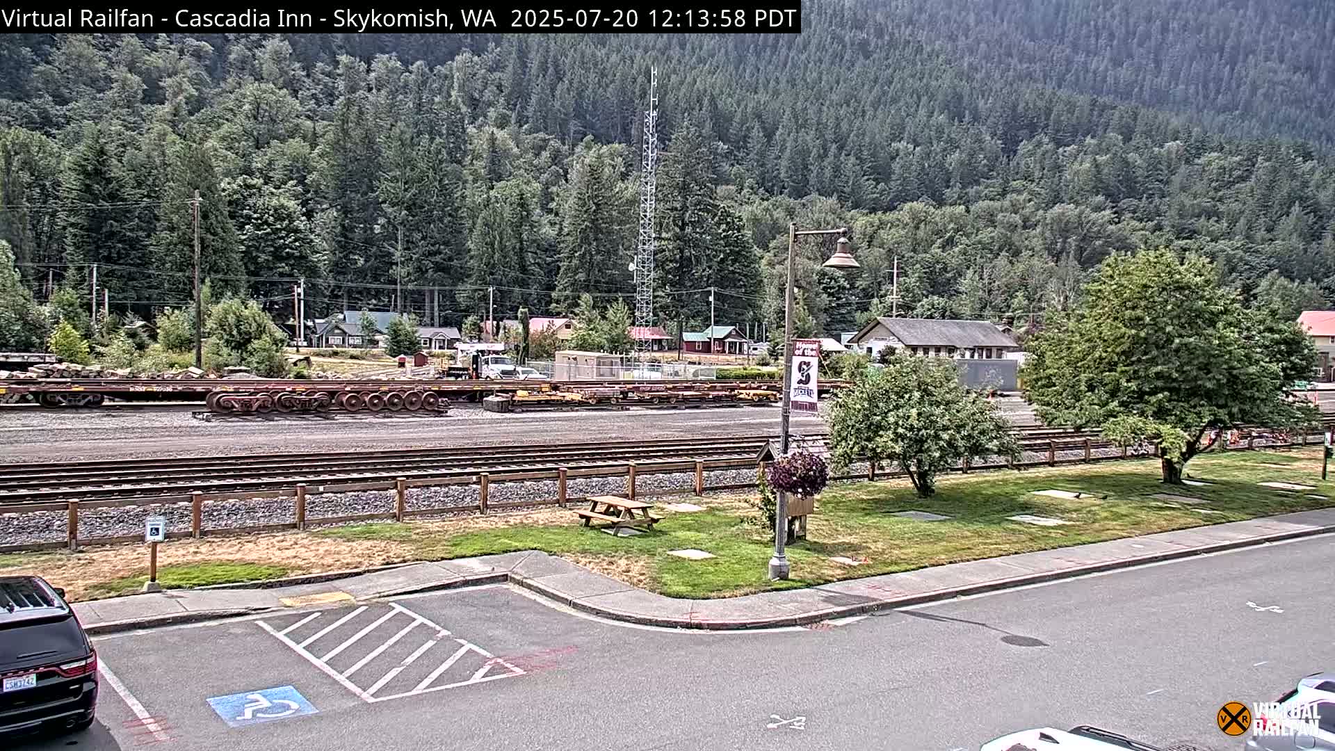 Skykomish Village Railroad Live Cam - Skykomish, King, Washington, USA