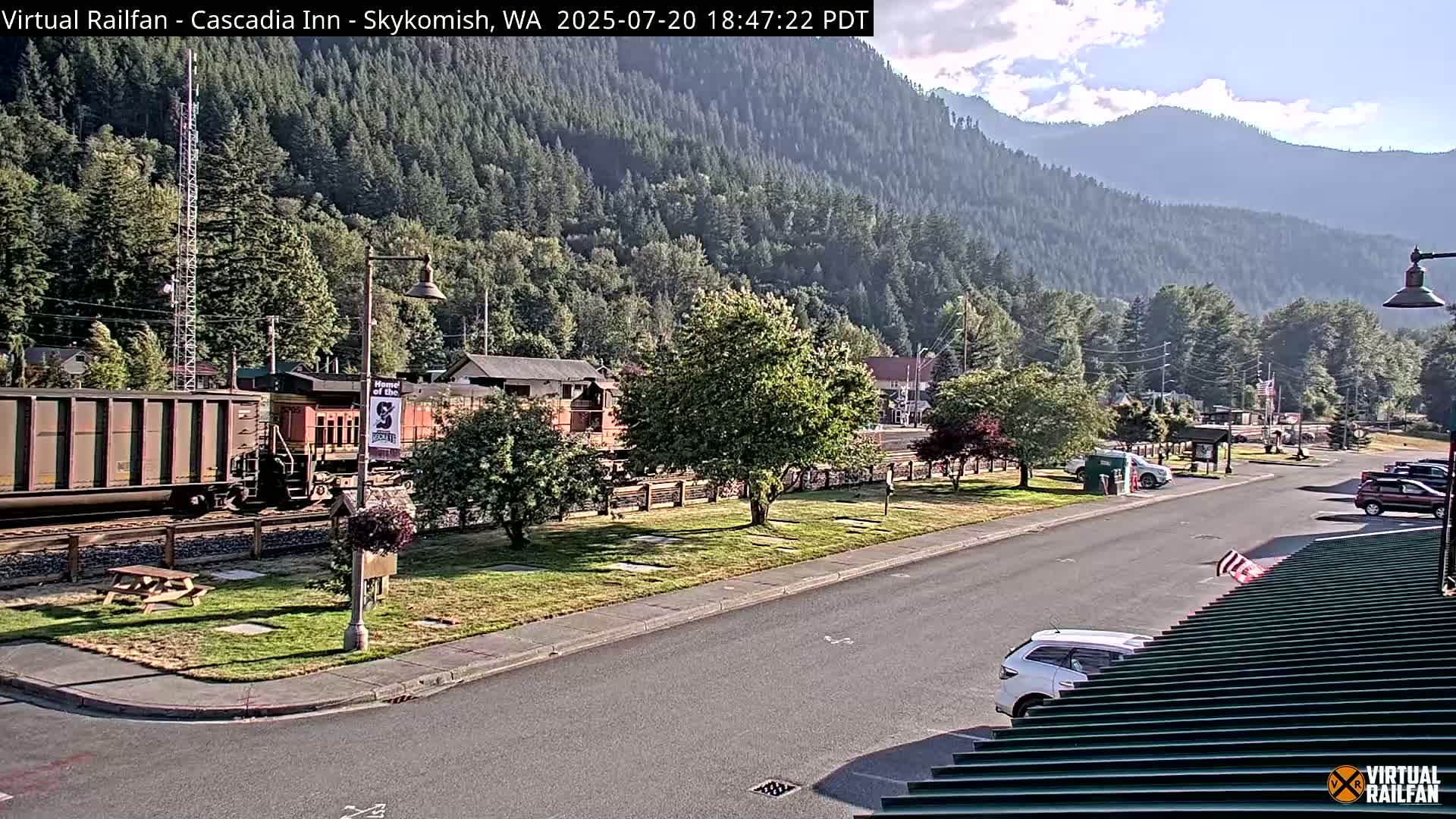 Skykomish Village Railroad Live Cam - Skykomish, King, Washington, USA