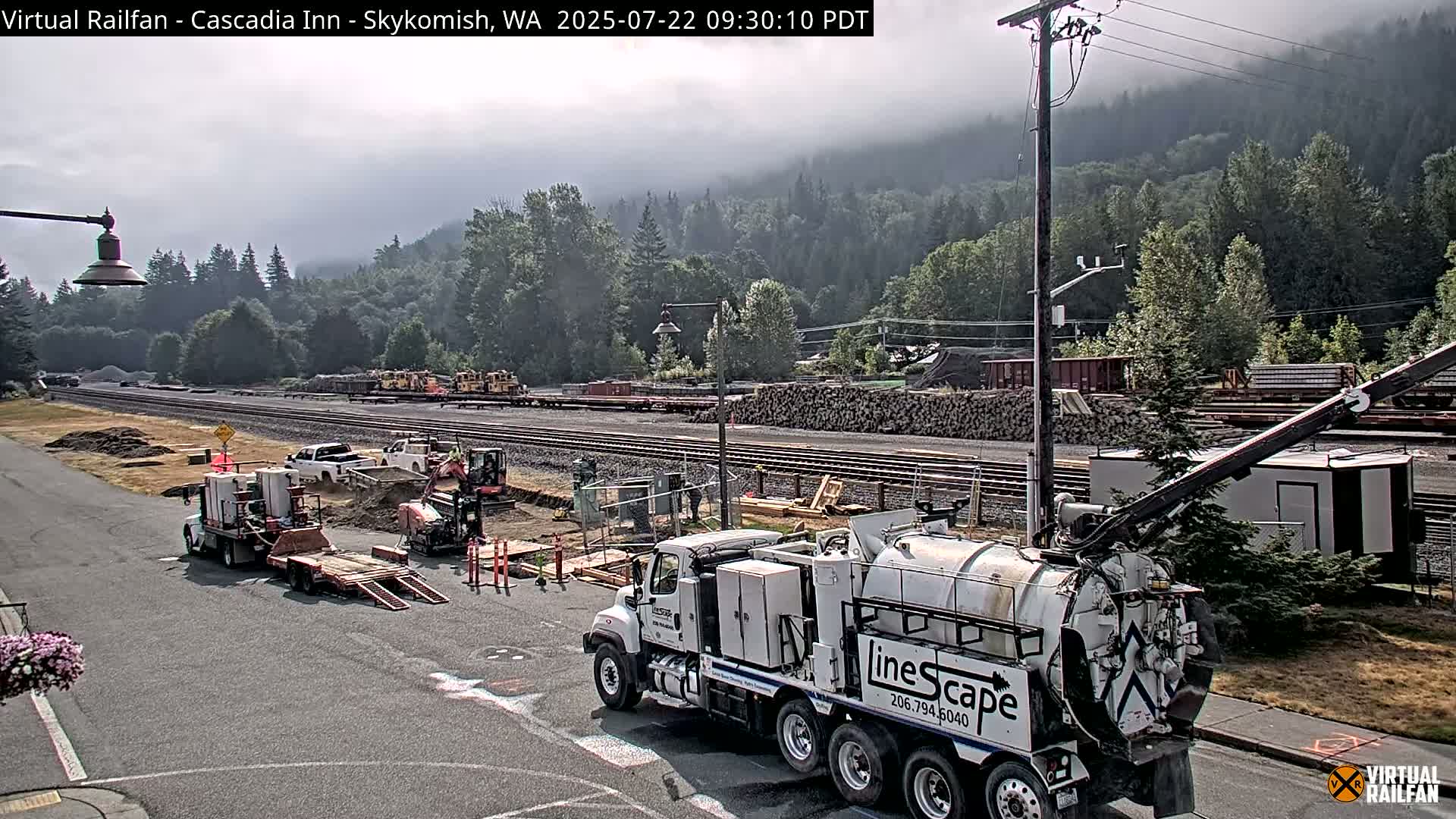 Skykomish Village Railroad Live Cam - Skykomish, King, Washington, USA