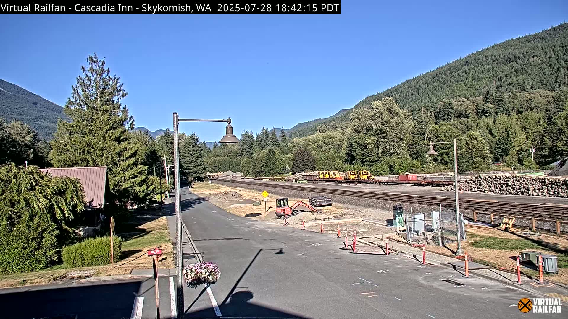 Skykomish Village Railroad Live Cam - Skykomish, King, Washington, USA