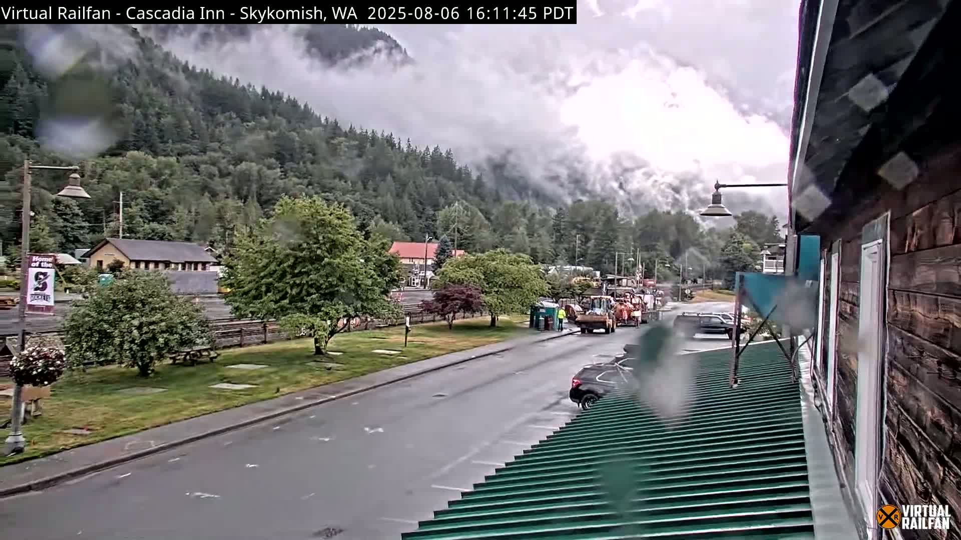 Skykomish Village Railroad Live Cam - Skykomish, King, Washington, USA