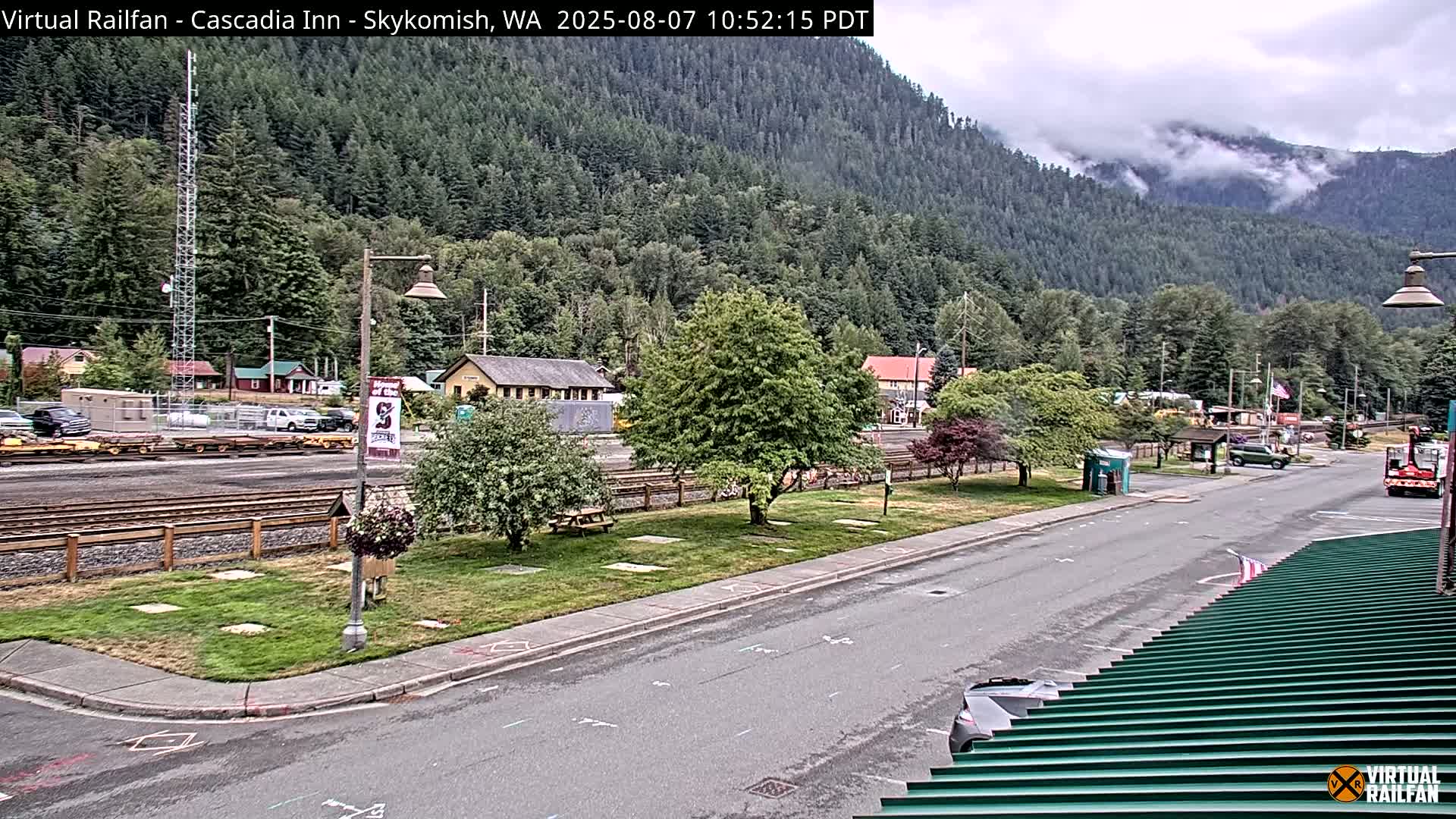 Skykomish Village Railroad Live Cam - Skykomish, King, Washington, USA