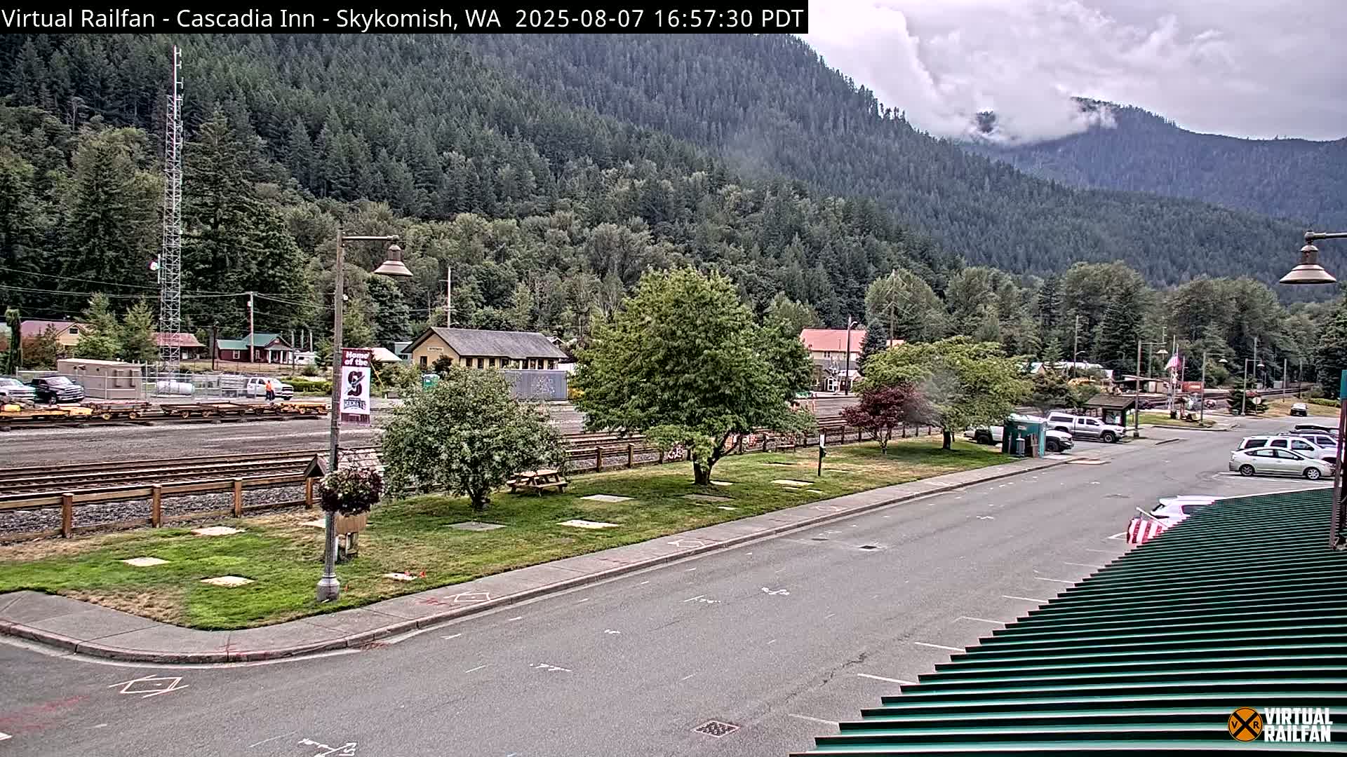 Skykomish Village Railroad Live Cam - Skykomish, King, Washington, USA