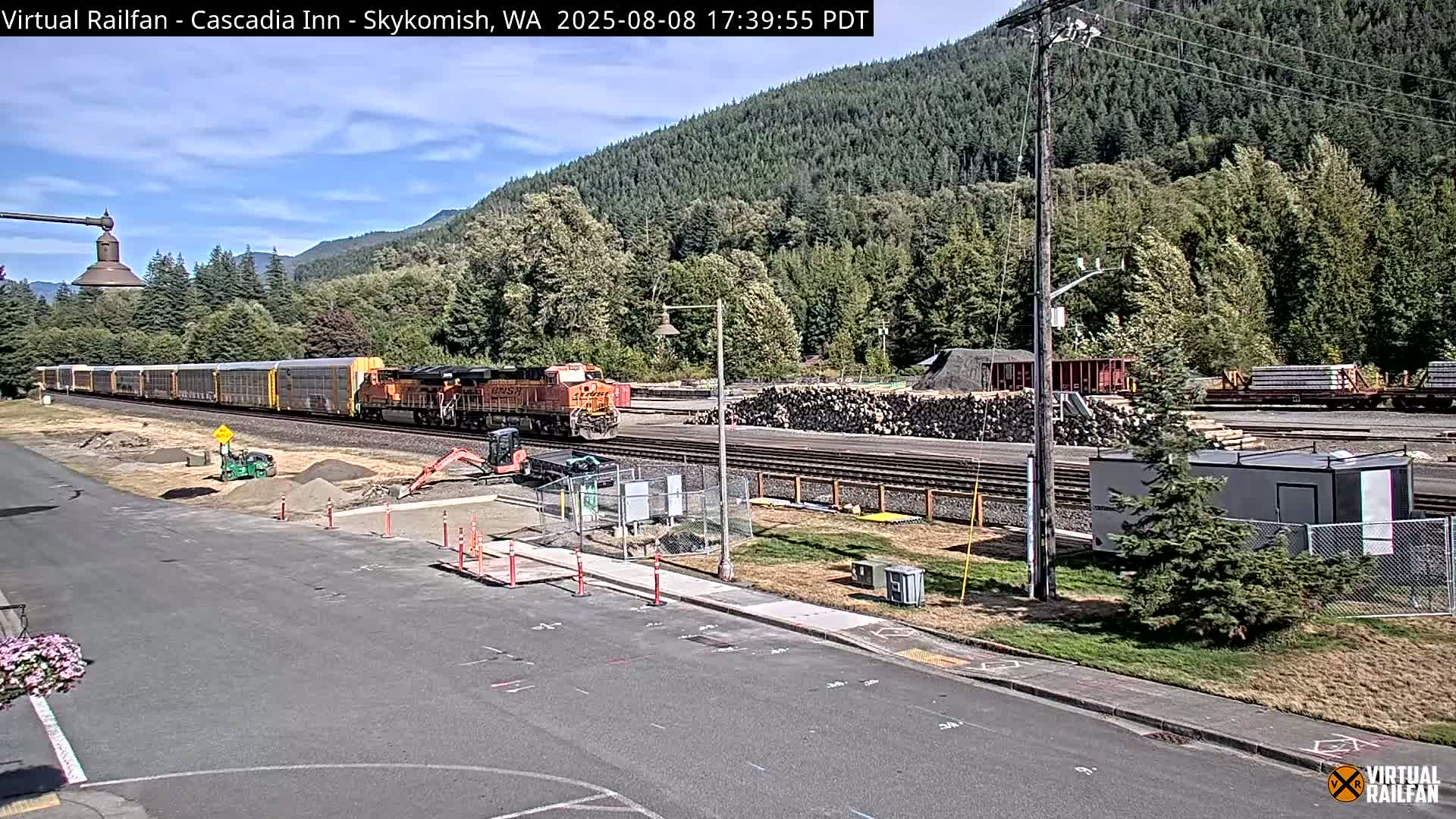 Skykomish Village Railroad Live Cam - Skykomish, King, Washington, USA