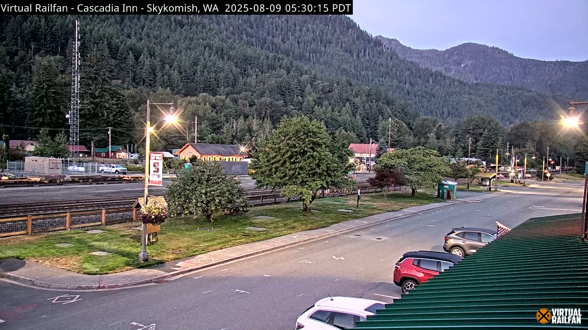 Skykomish Village Railroad Live Cam - Skykomish, King, Washington, USA