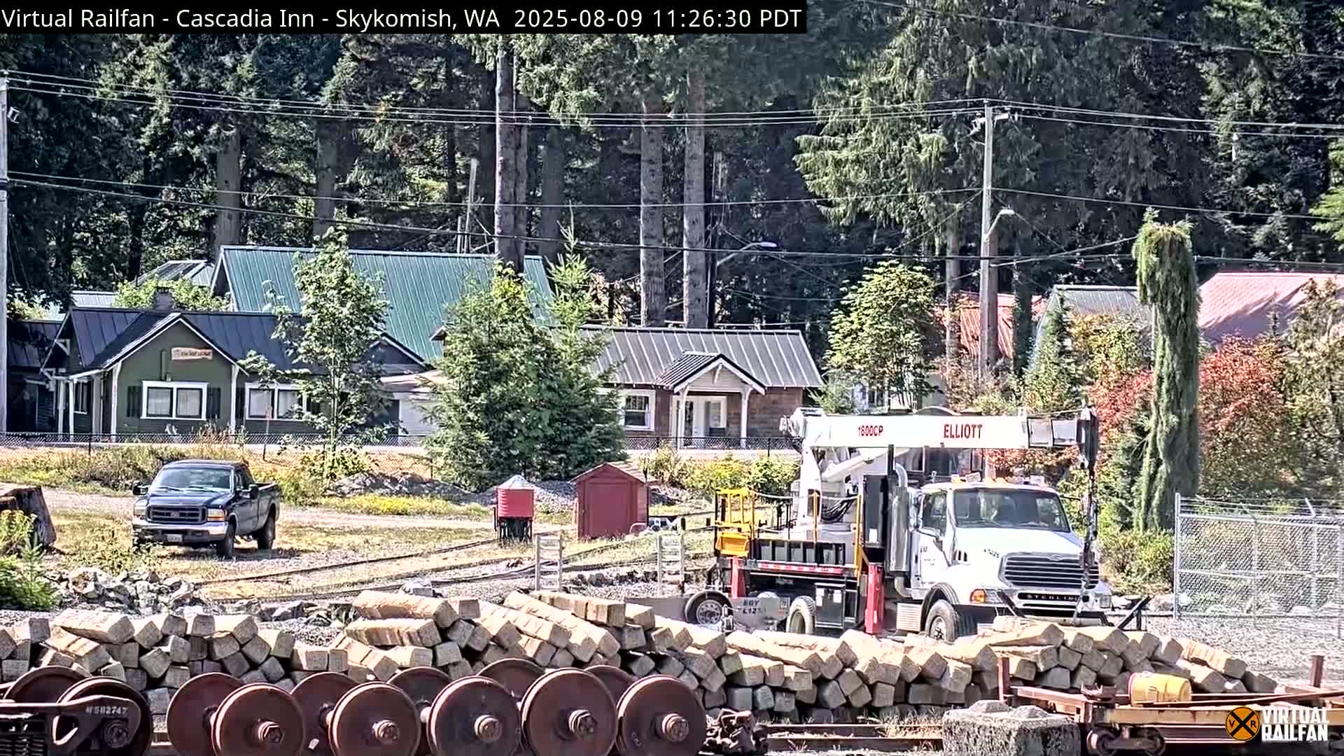 Skykomish Village Railroad Live Cam - Skykomish, King, Washington, USA
