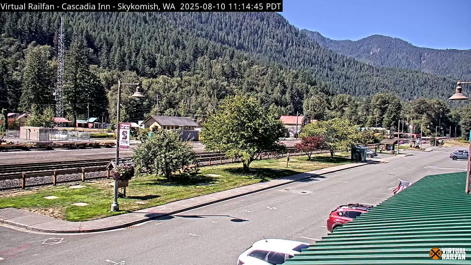 Skykomish Village Railroad Live Cam - Skykomish, King, Washington, USA