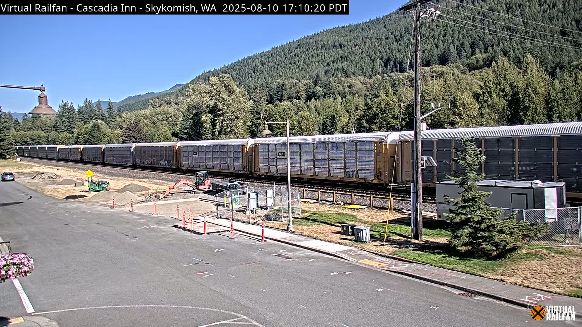 Skykomish Village Railroad Live Cam - Skykomish, King, Washington, USA