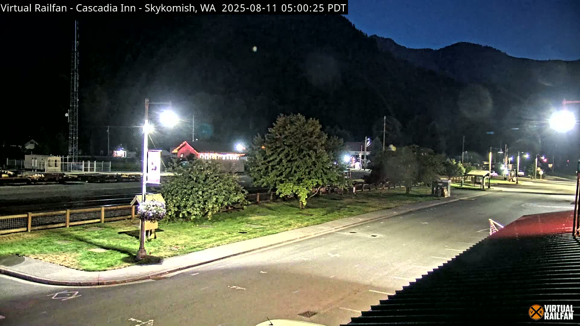 Skykomish Village Railroad Live Cam - Skykomish, King, Washington, USA