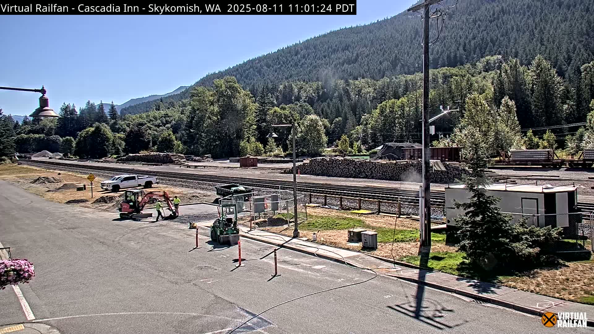 Skykomish Village Railroad Live Cam - Skykomish, King, Washington, USA