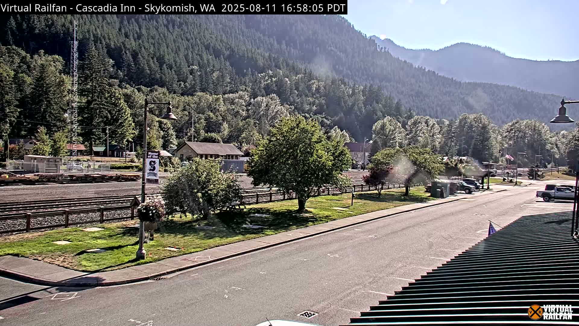 Skykomish Village Railroad Live Cam - Skykomish, King, Washington, USA