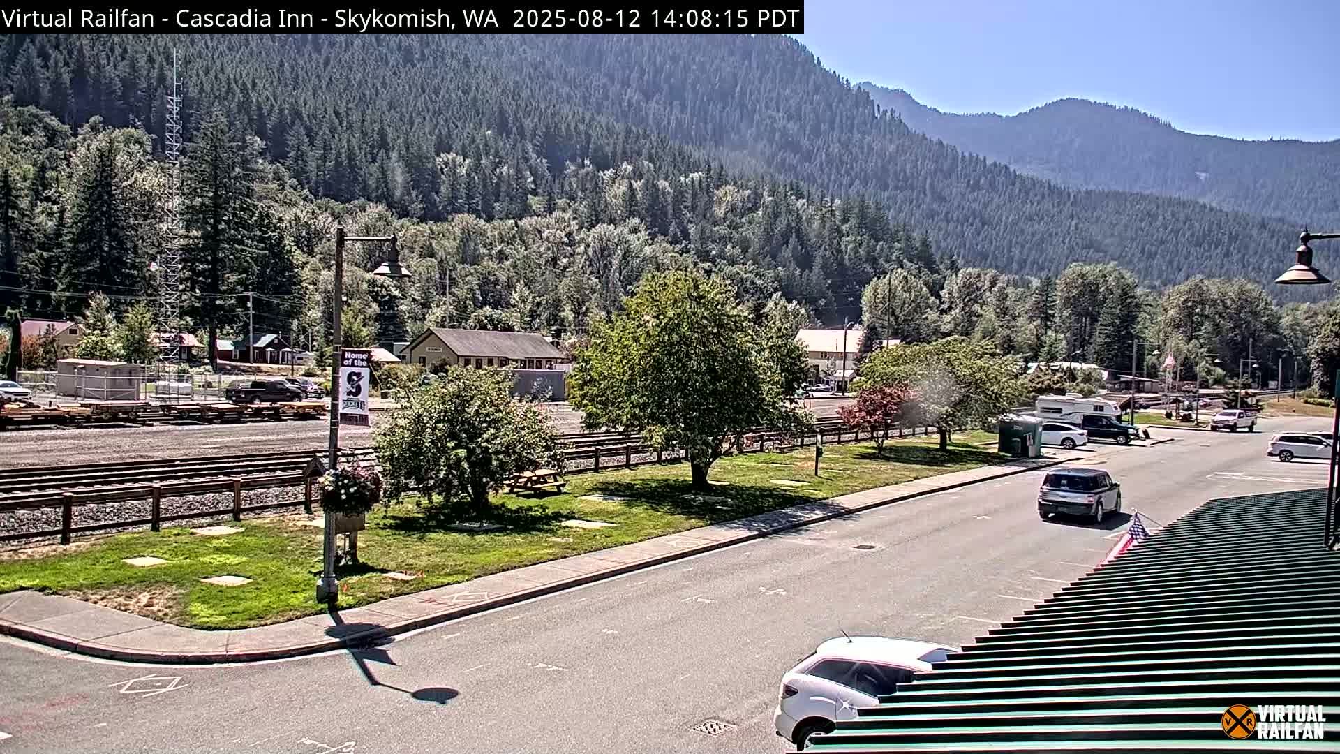 Skykomish Village Railroad Live Cam - Skykomish, King, Washington, USA