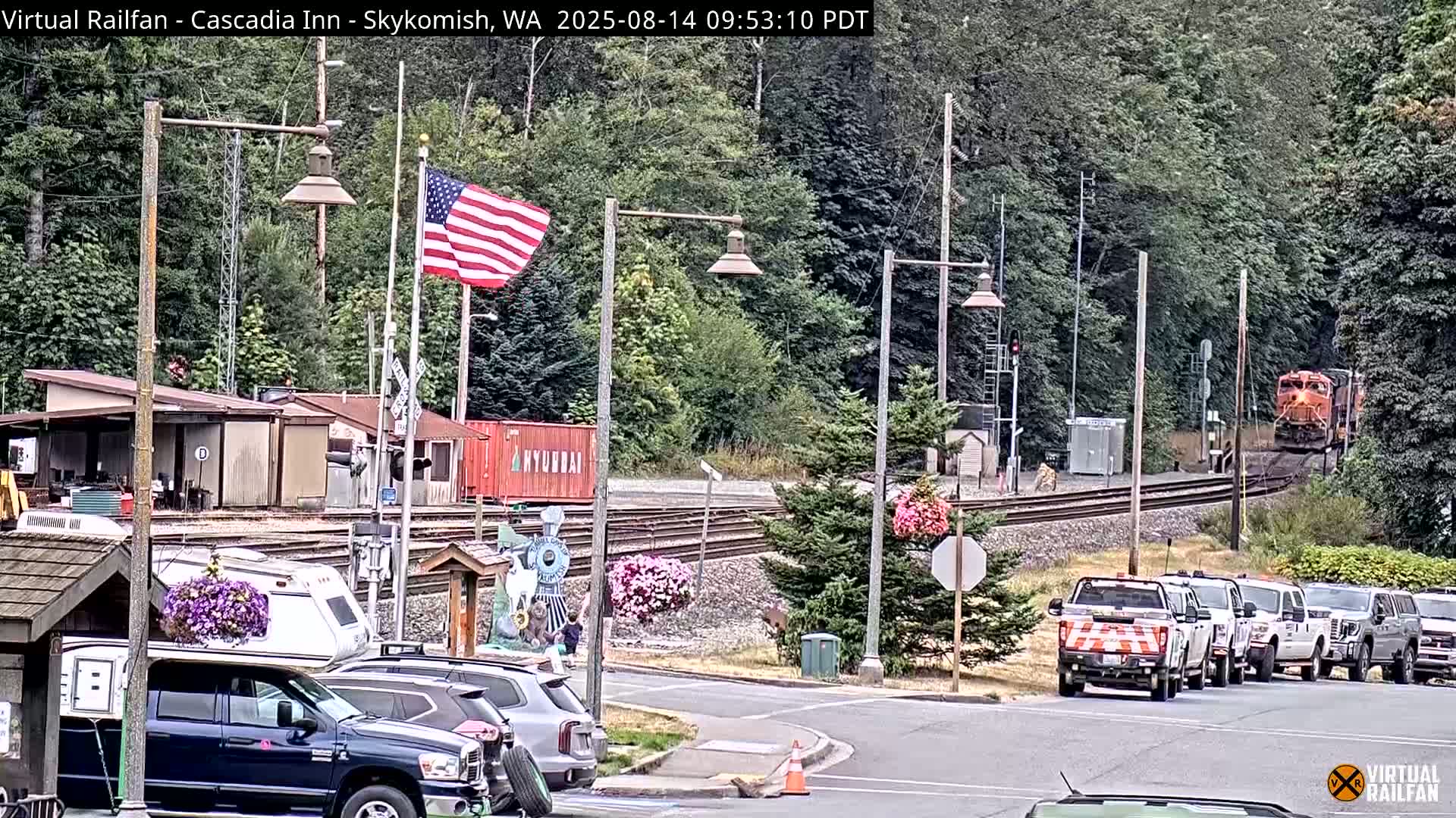Skykomish Village Railroad Live Cam - Skykomish, King, Washington, USA