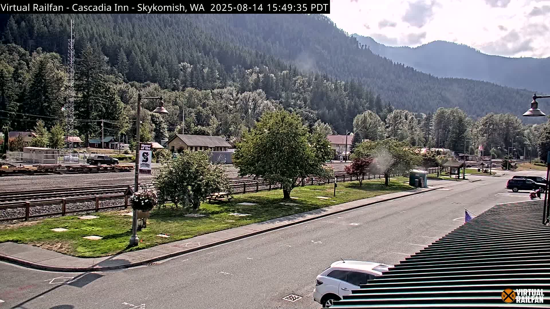 Skykomish Village Railroad Live Cam - Skykomish, King, Washington, USA