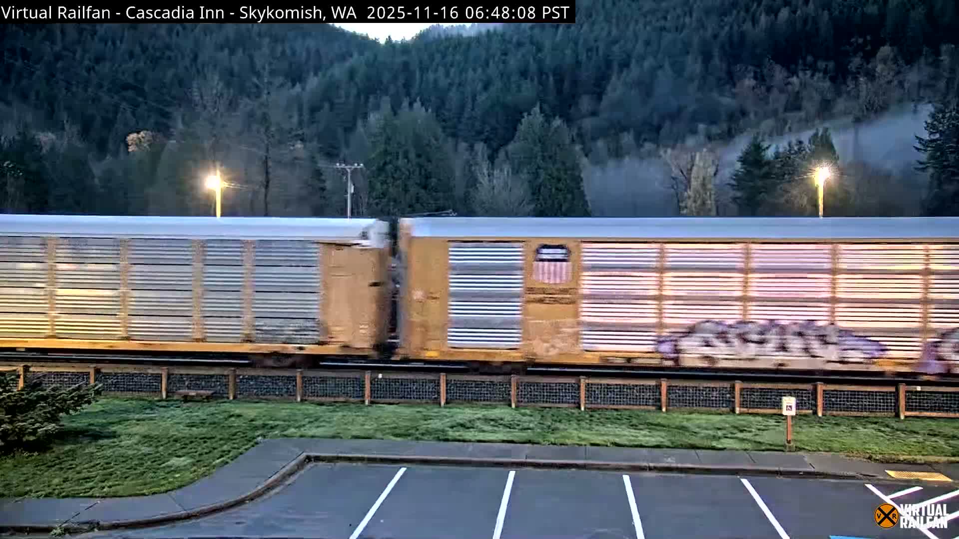 Skykomish Village Railroad Live Cam - Skykomish, King, Washington, USA