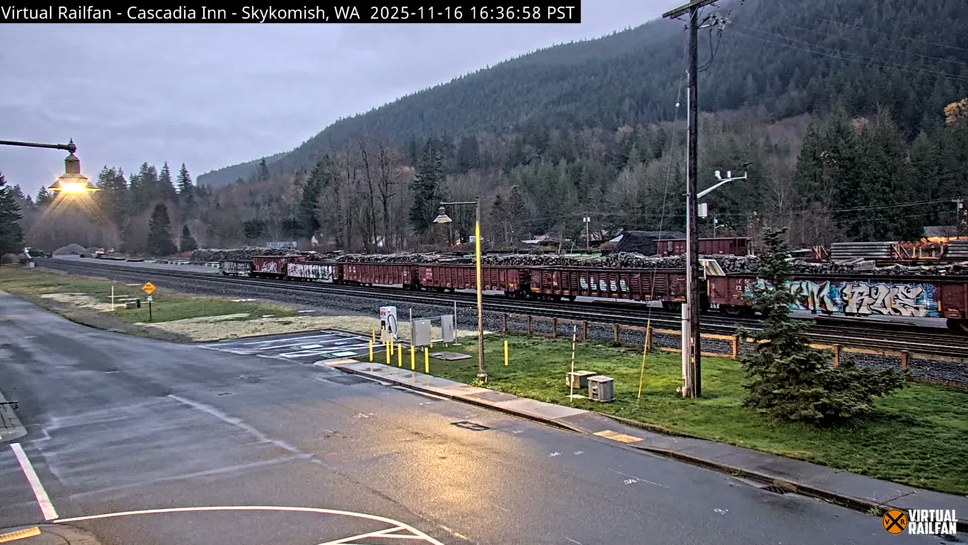 Skykomish Village Railroad Live Cam - Skykomish, King, Washington, USA