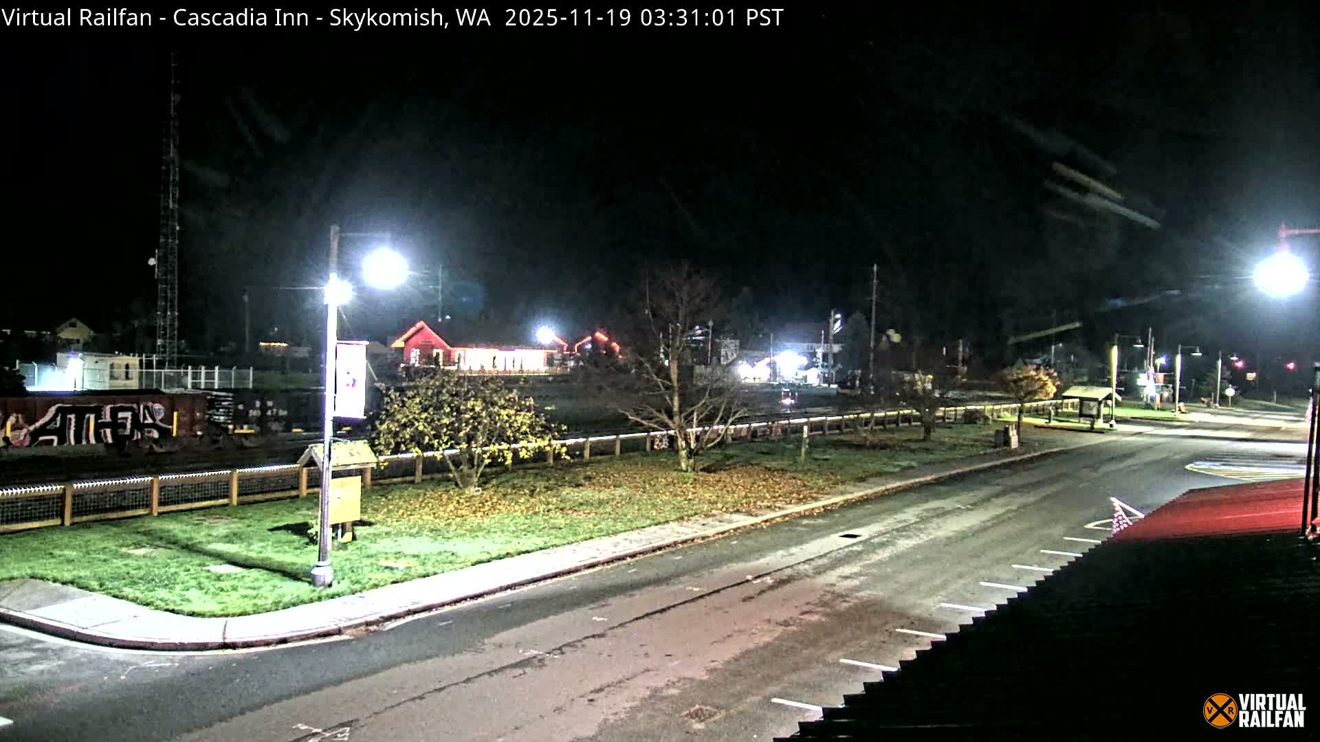 Skykomish Village Railroad Live Cam - Skykomish, King, Washington, USA