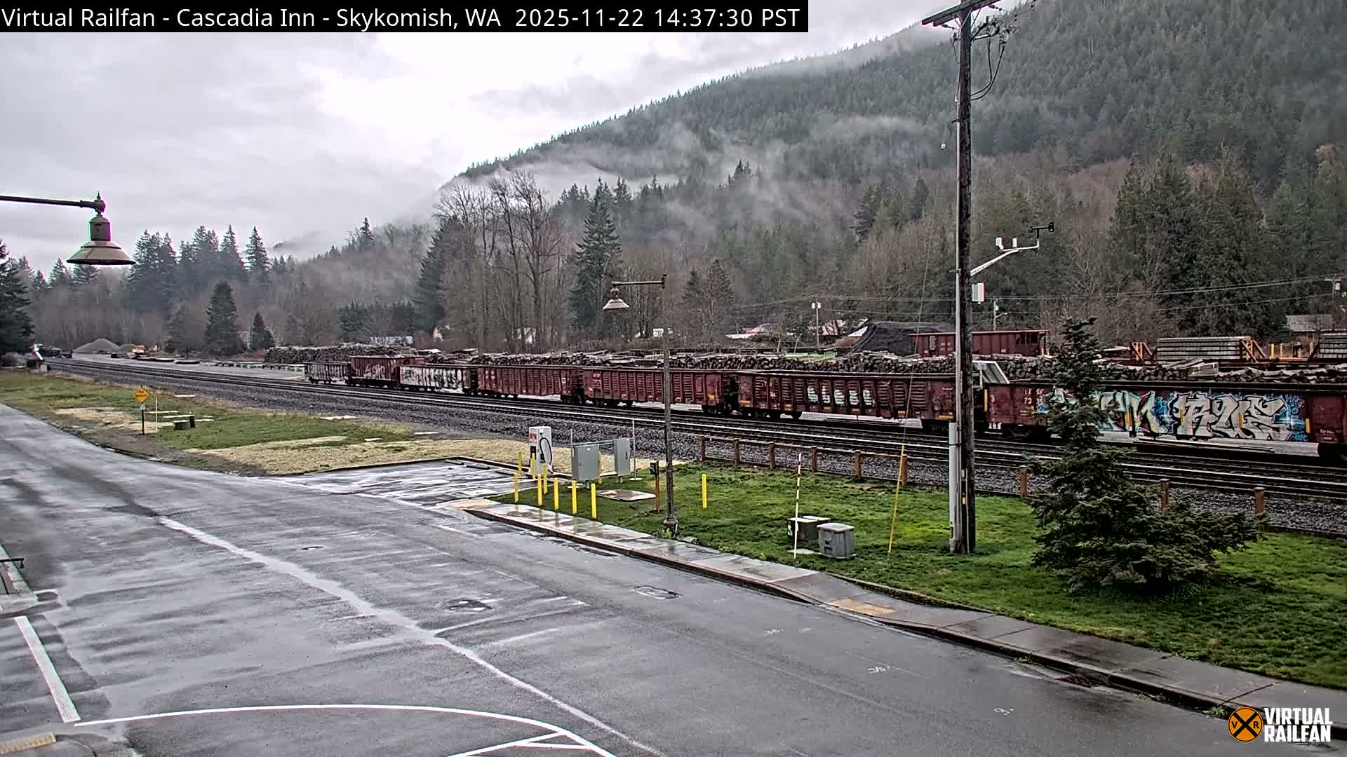 Skykomish Village Railroad Live Cam - Skykomish, King, Washington, USA