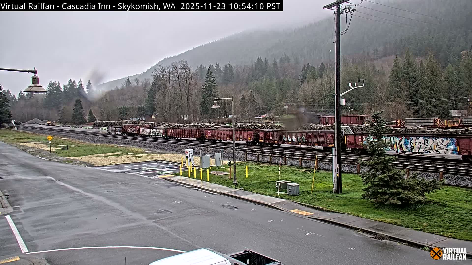 Skykomish Village Railroad Live Cam - Skykomish, King, Washington, USA