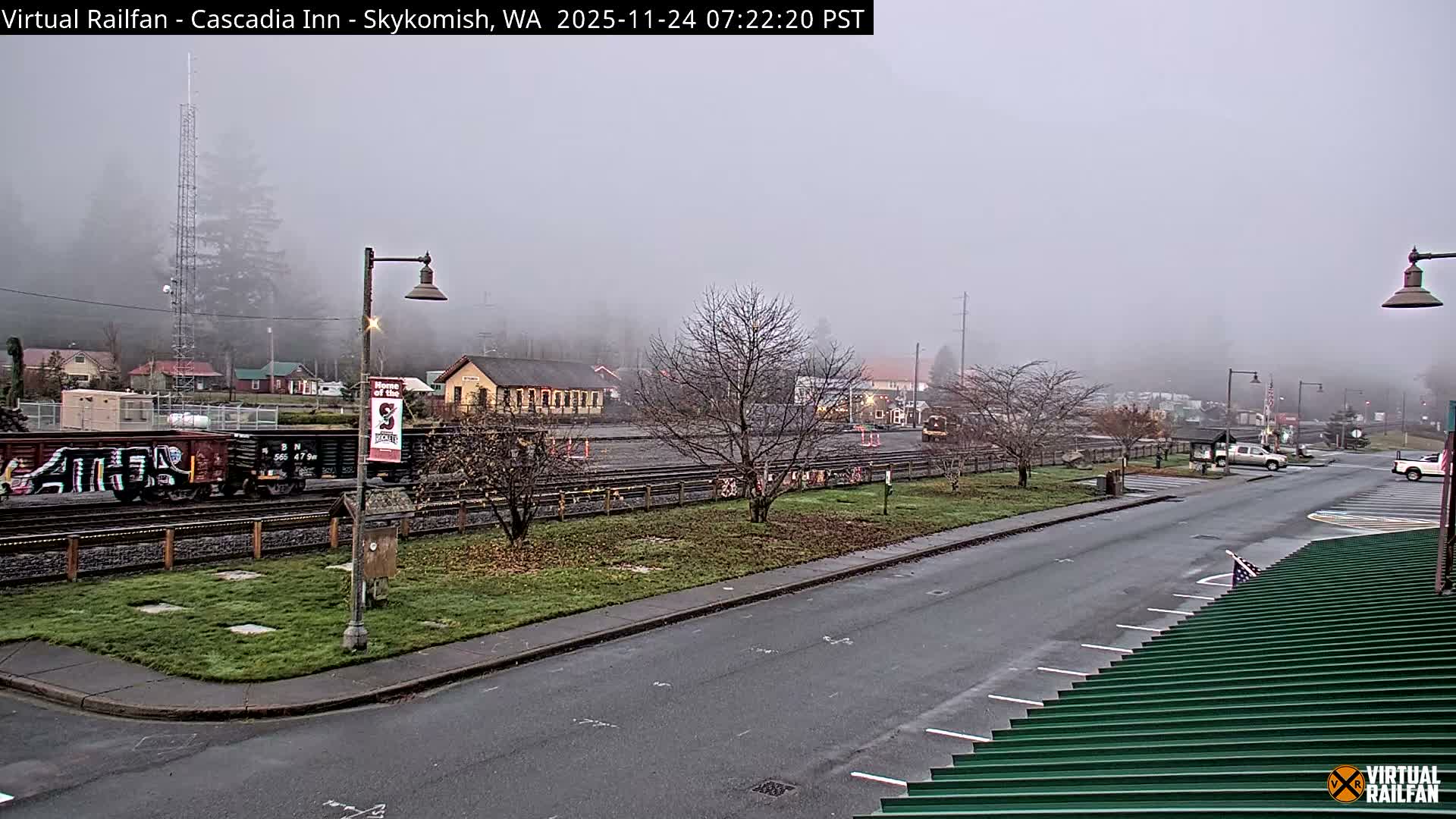 Skykomish Village Railroad Live Cam - Skykomish, King, Washington, USA
