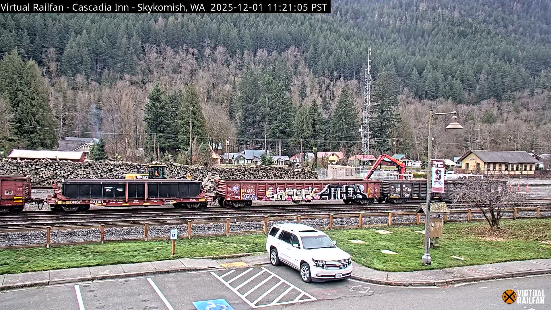 Skykomish Village Railroad Live Cam - Skykomish, King, Washington, USA