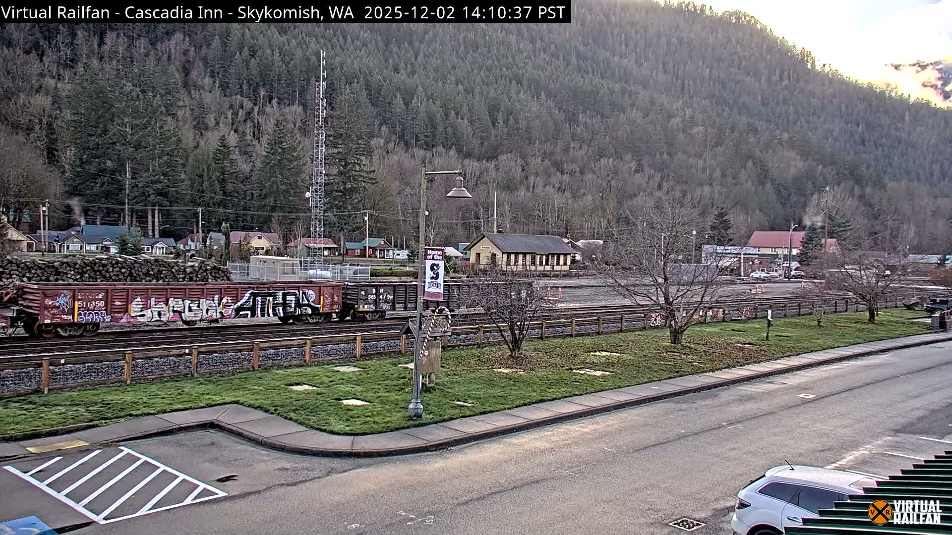 Skykomish Village Railroad Live Cam - Skykomish, King, Washington, USA