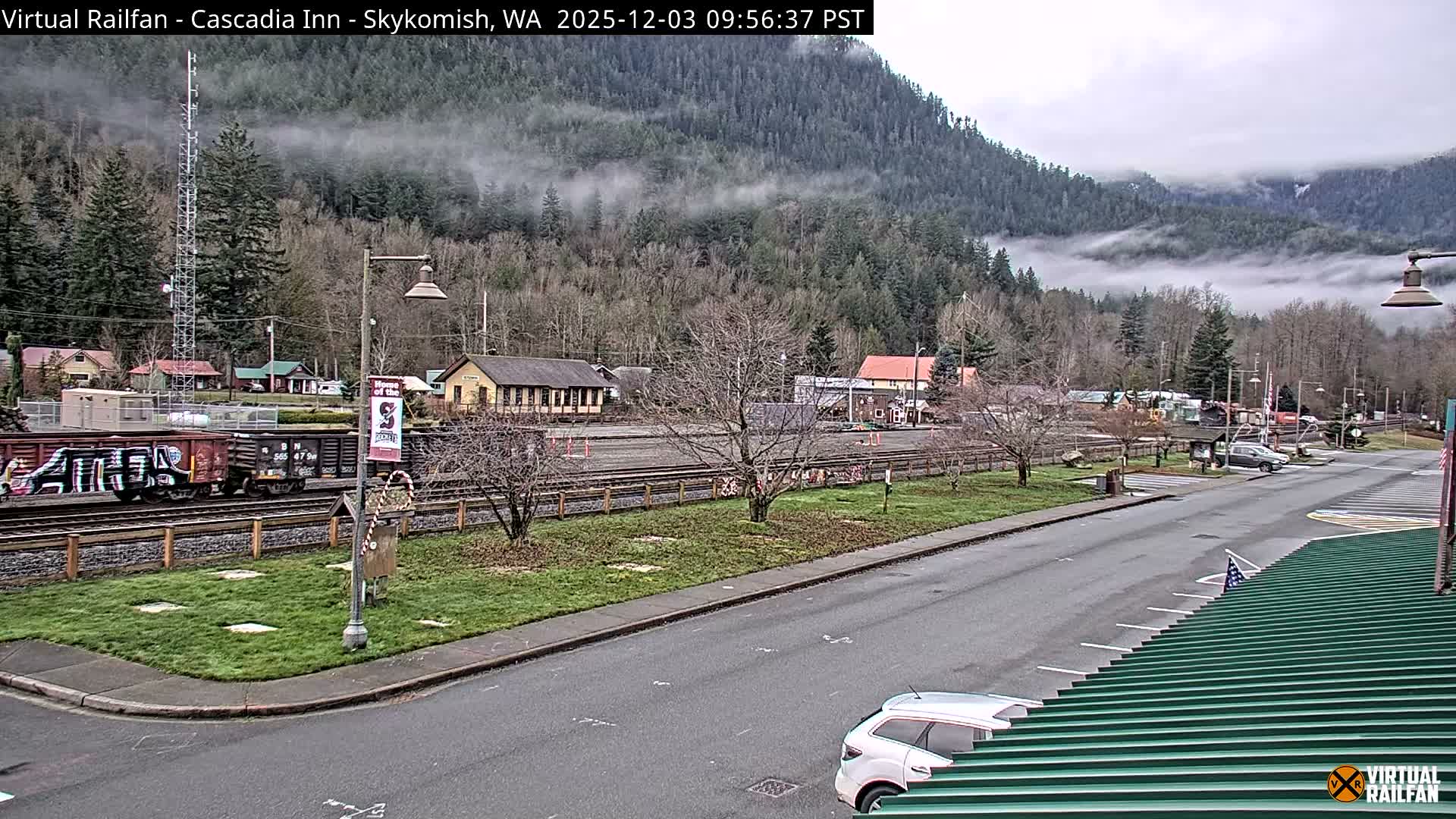 Skykomish Village Railroad Live Cam - Skykomish, King, Washington, USA