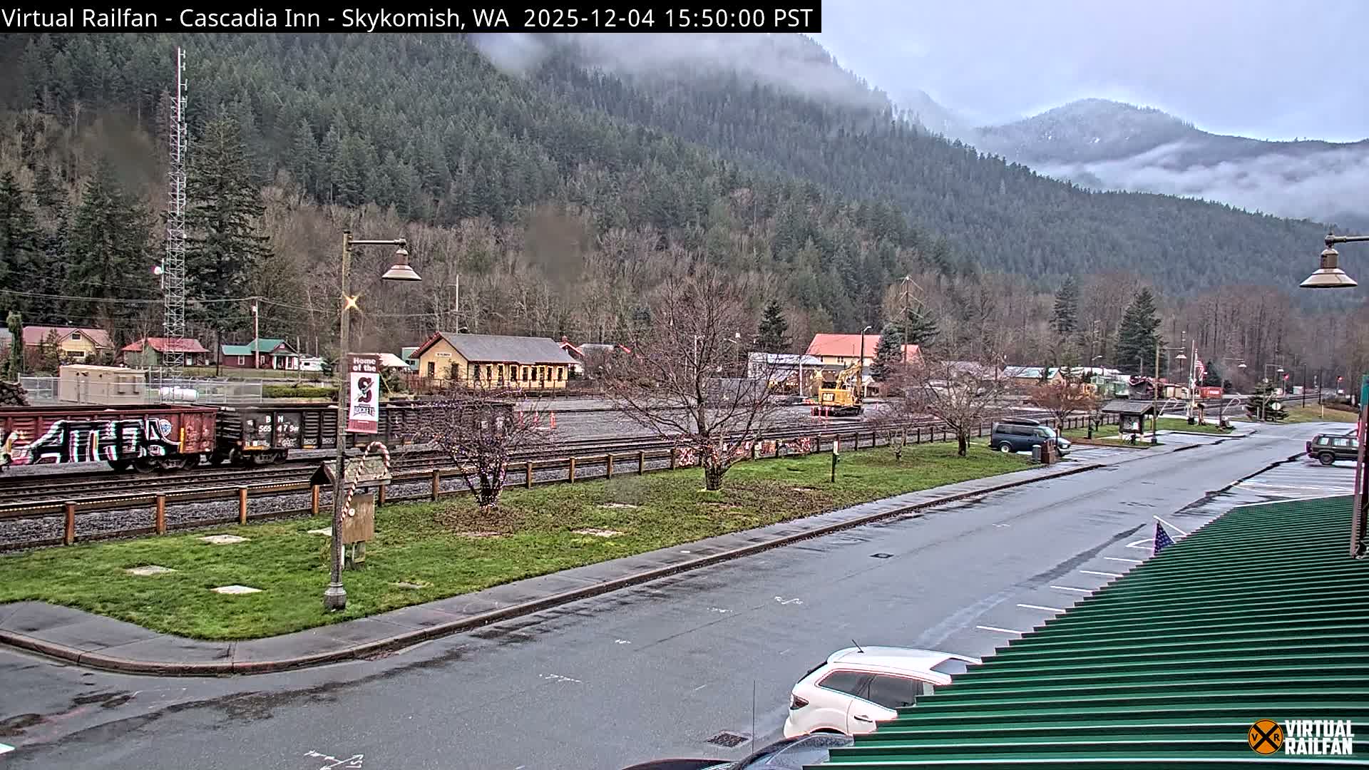 Skykomish Village Railroad Live Cam - Skykomish, King, Washington, USA