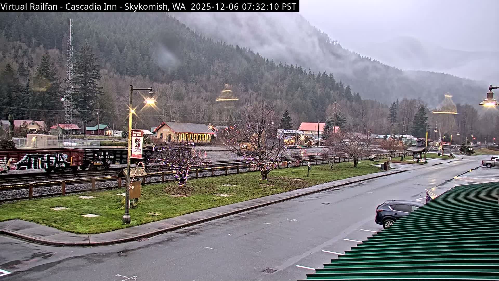 Skykomish Village Railroad Live Cam - Skykomish, King, Washington, USA