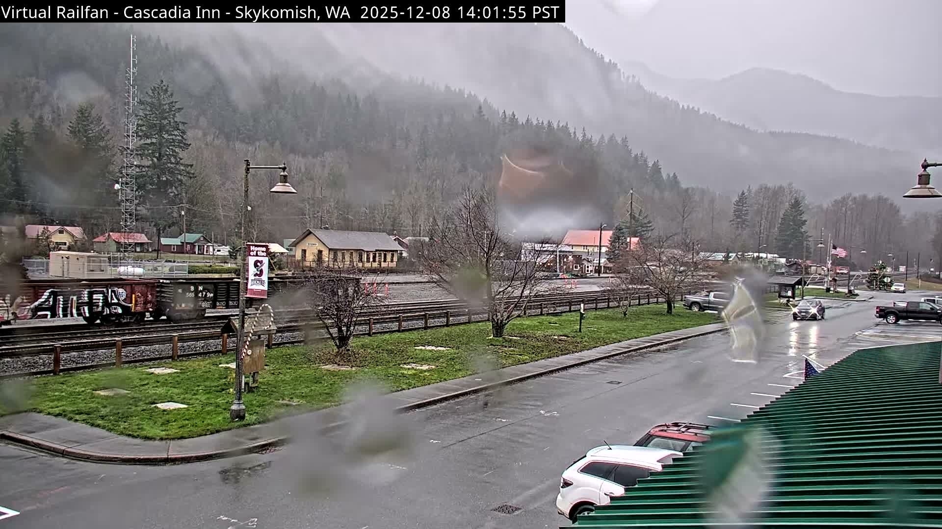 Skykomish Village Railroad Live Cam - Skykomish, King, Washington, USA