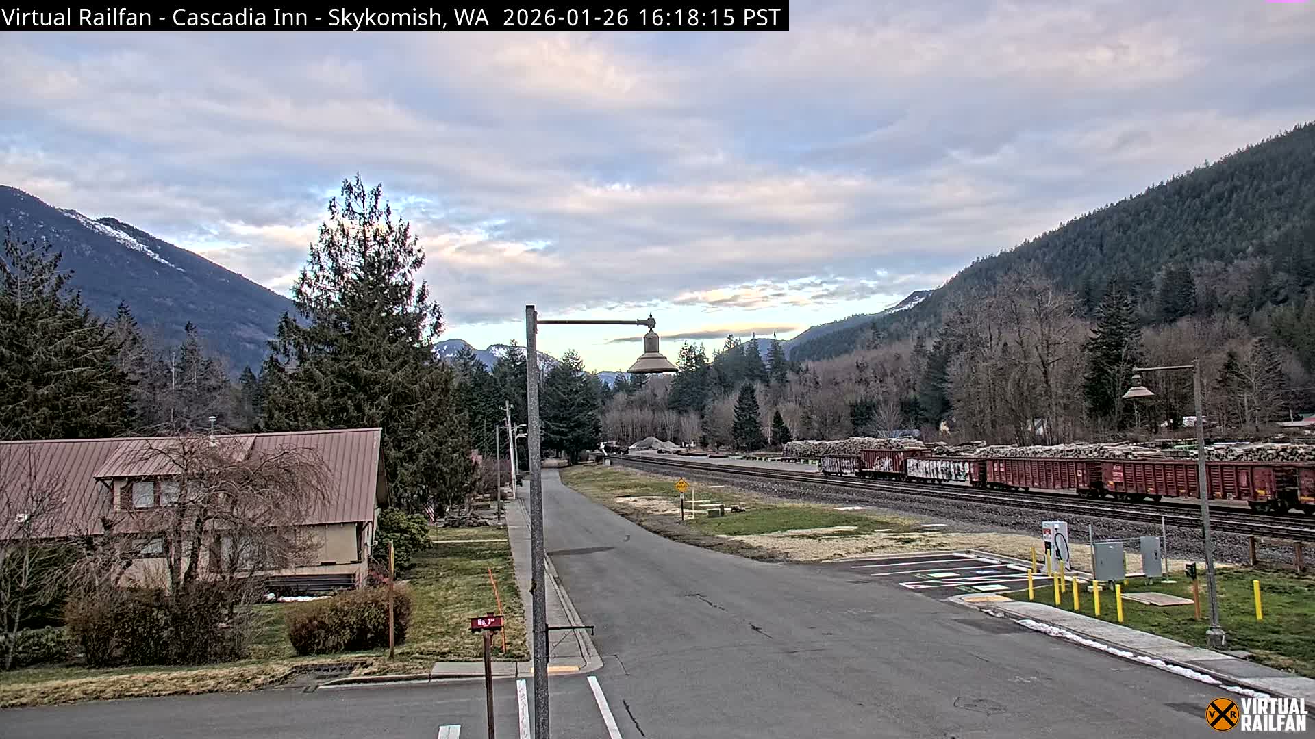 Skykomish Village Railroad Live Cam - Skykomish, King, Washington, USA