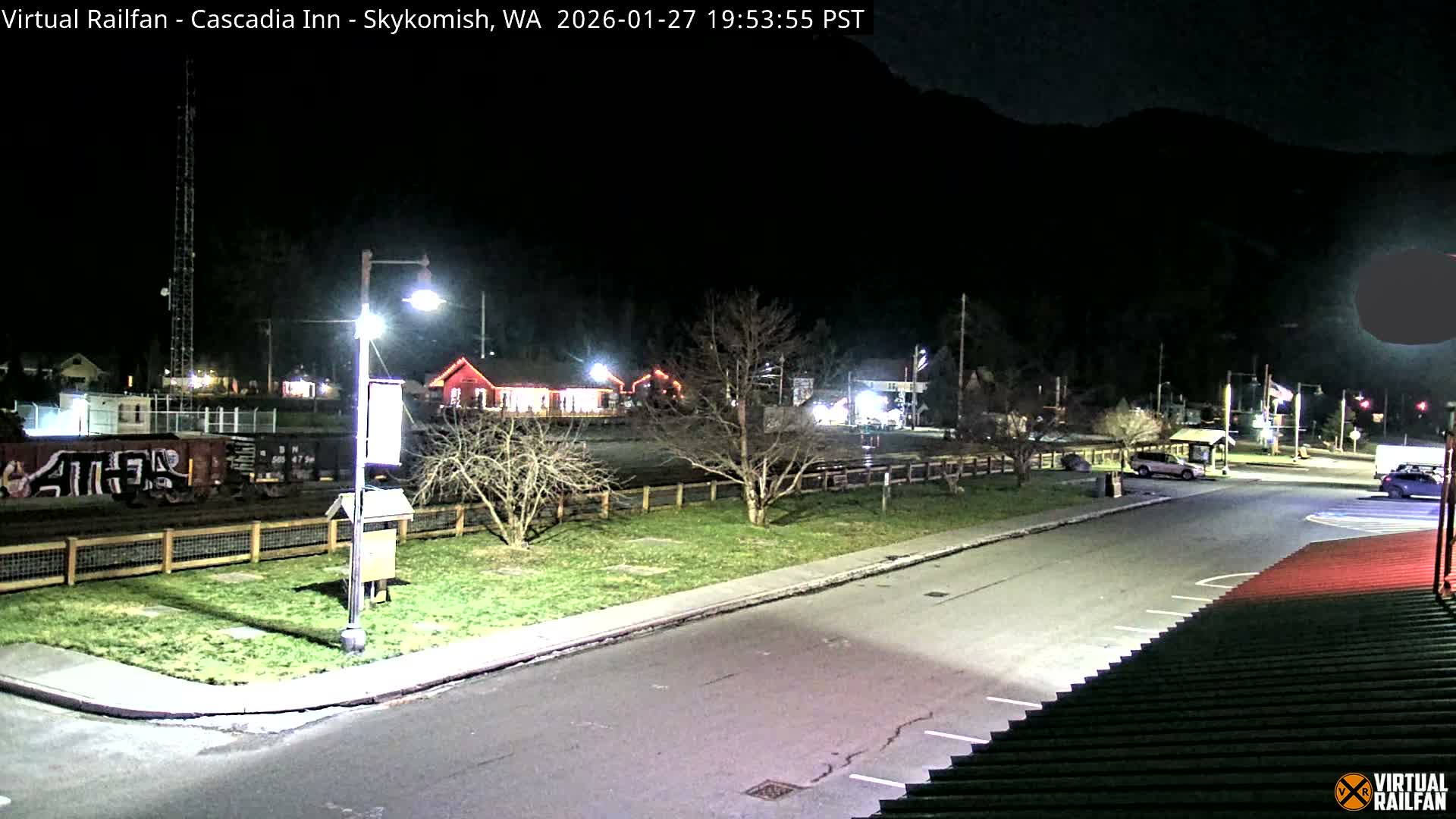 Skykomish Village Railroad Live Cam - Skykomish, King, Washington, USA