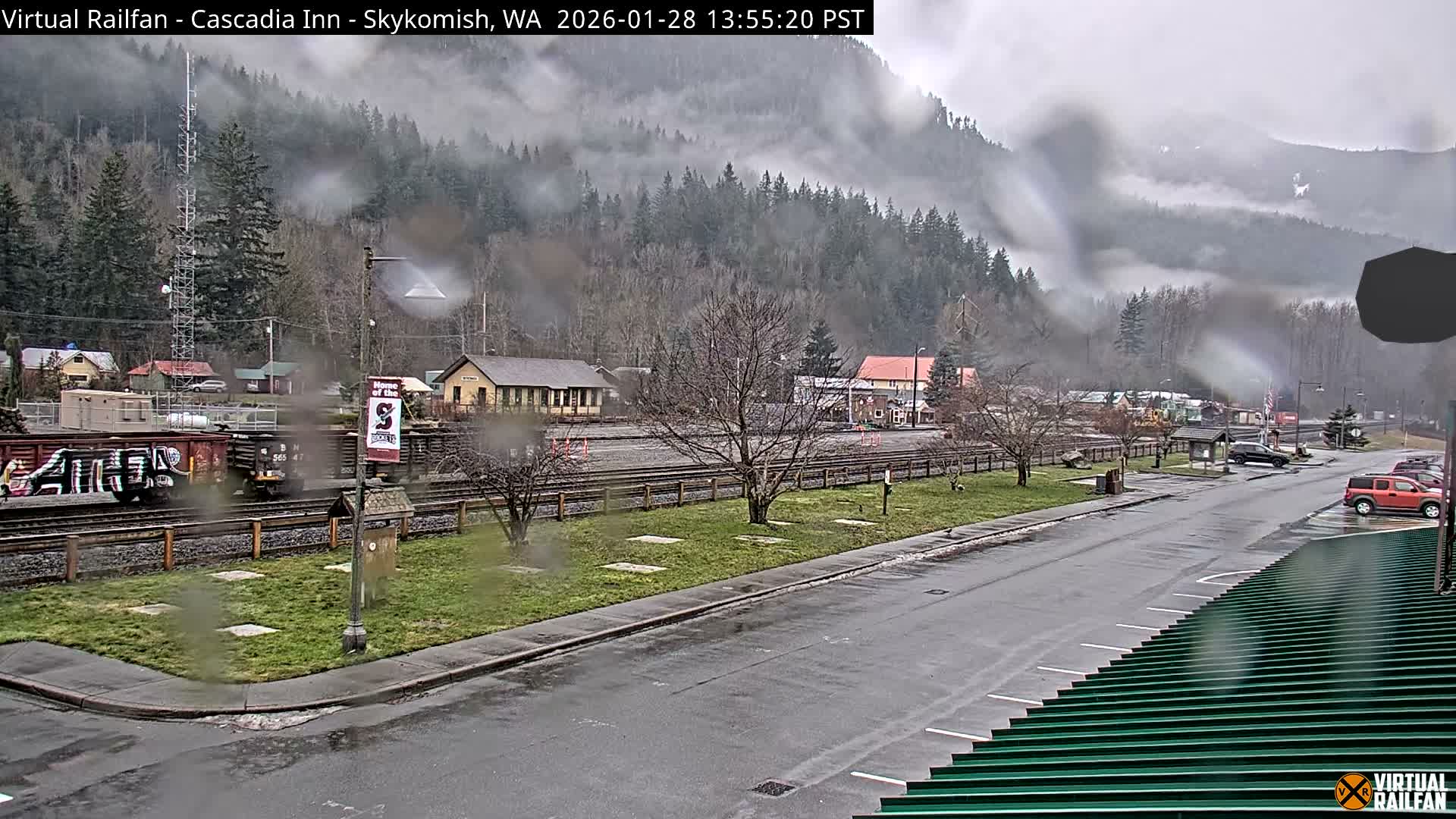 Skykomish Village Railroad Live Cam - Skykomish, King, Washington, USA