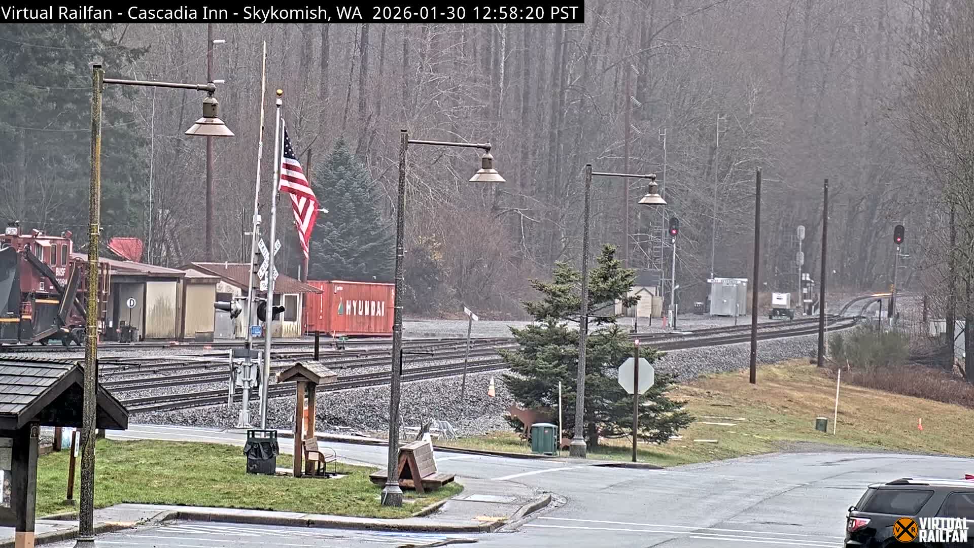 Skykomish Village Railroad Live Cam - Skykomish, King, Washington, USA