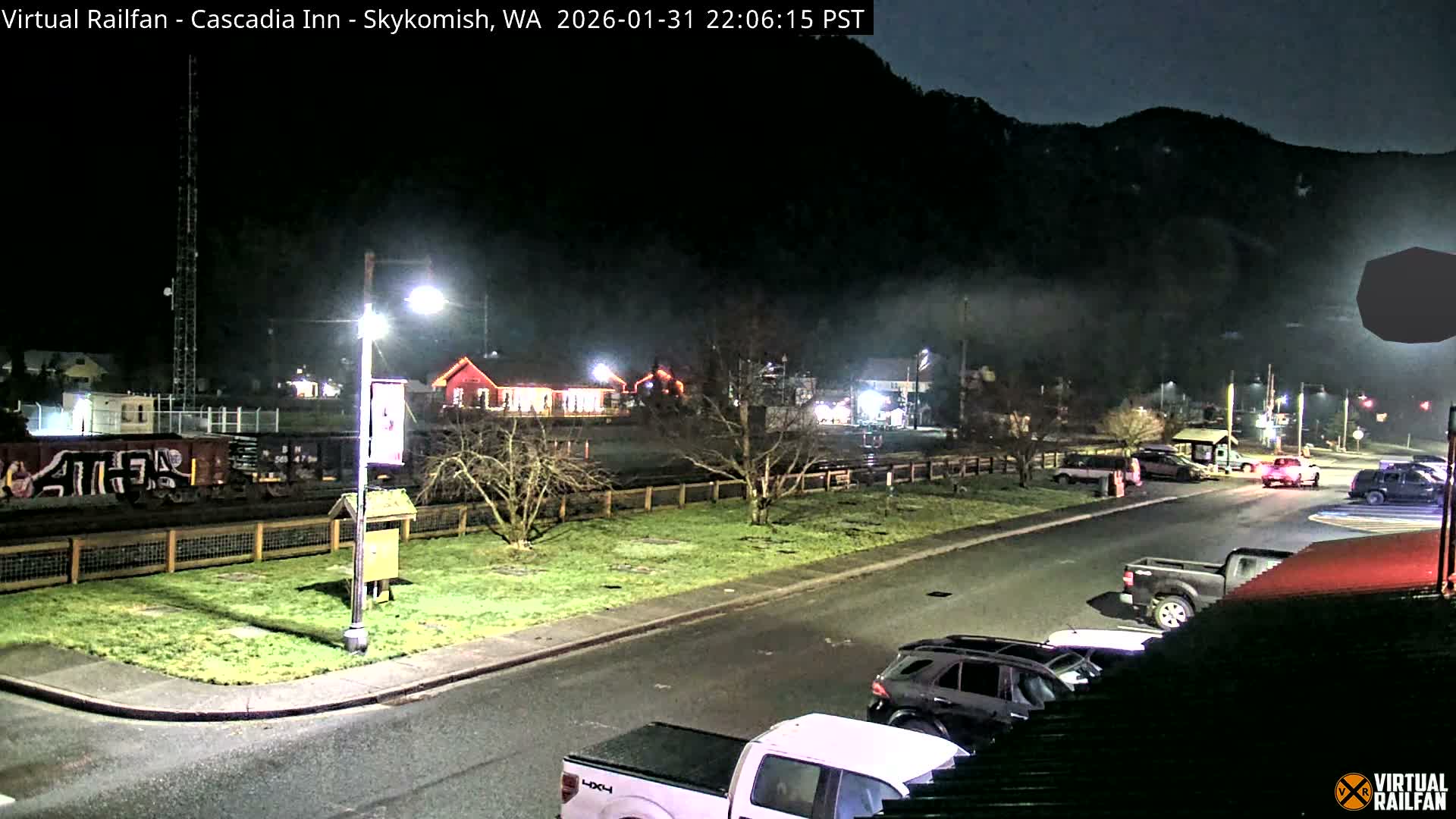 Skykomish Village Railroad Live Cam - Skykomish, King, Washington, USA