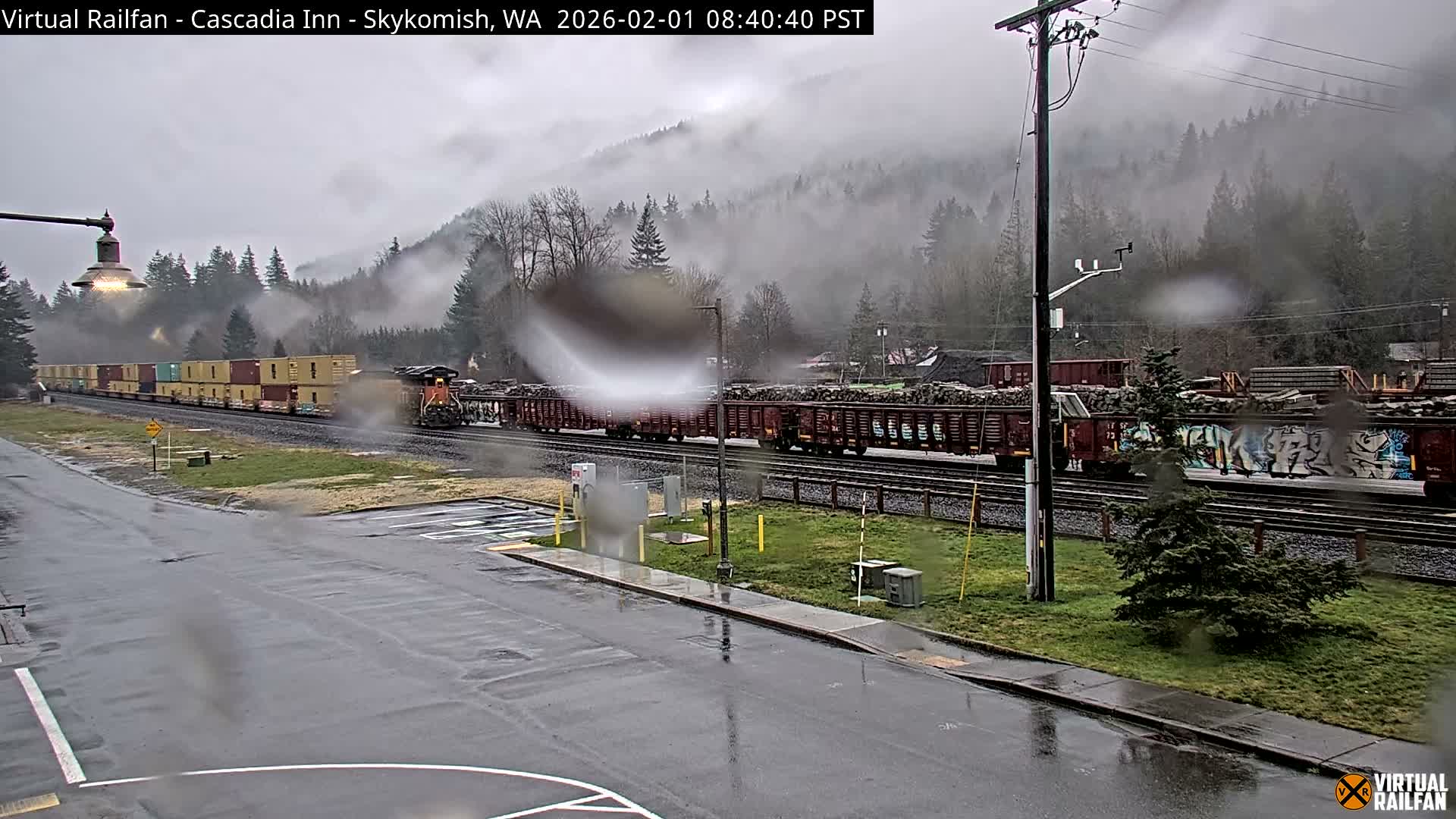 Skykomish Village Railroad Live Cam - Skykomish, King, Washington, USA