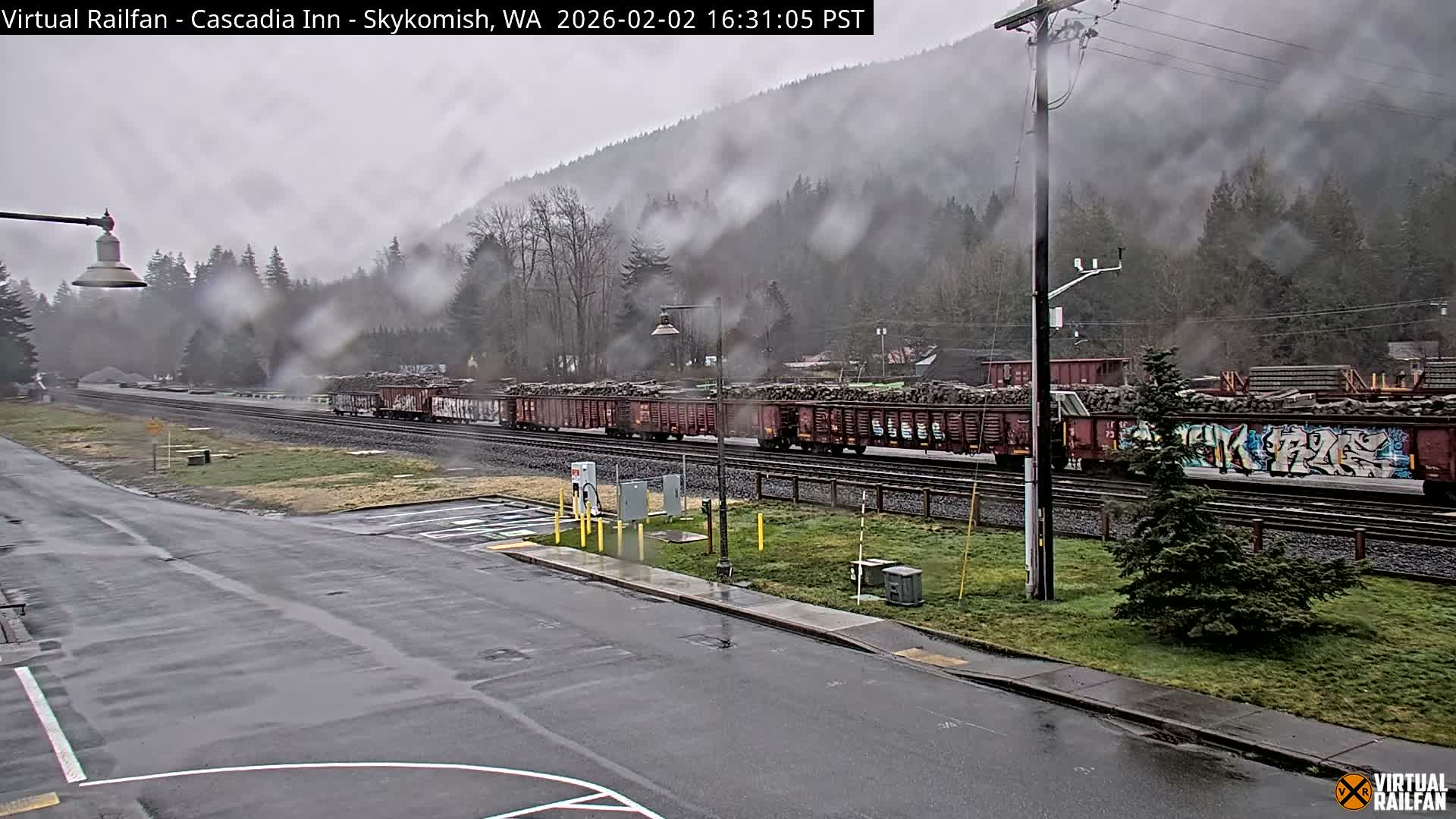 Skykomish Village Railroad Live Cam - Skykomish, King, Washington, USA
