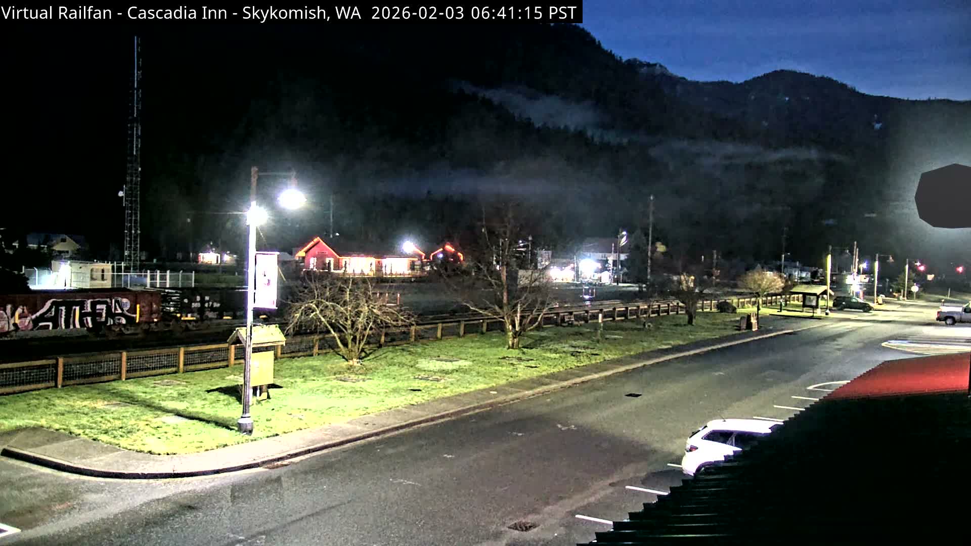 Skykomish Village Railroad Live Cam - Skykomish, King, Washington, USA
