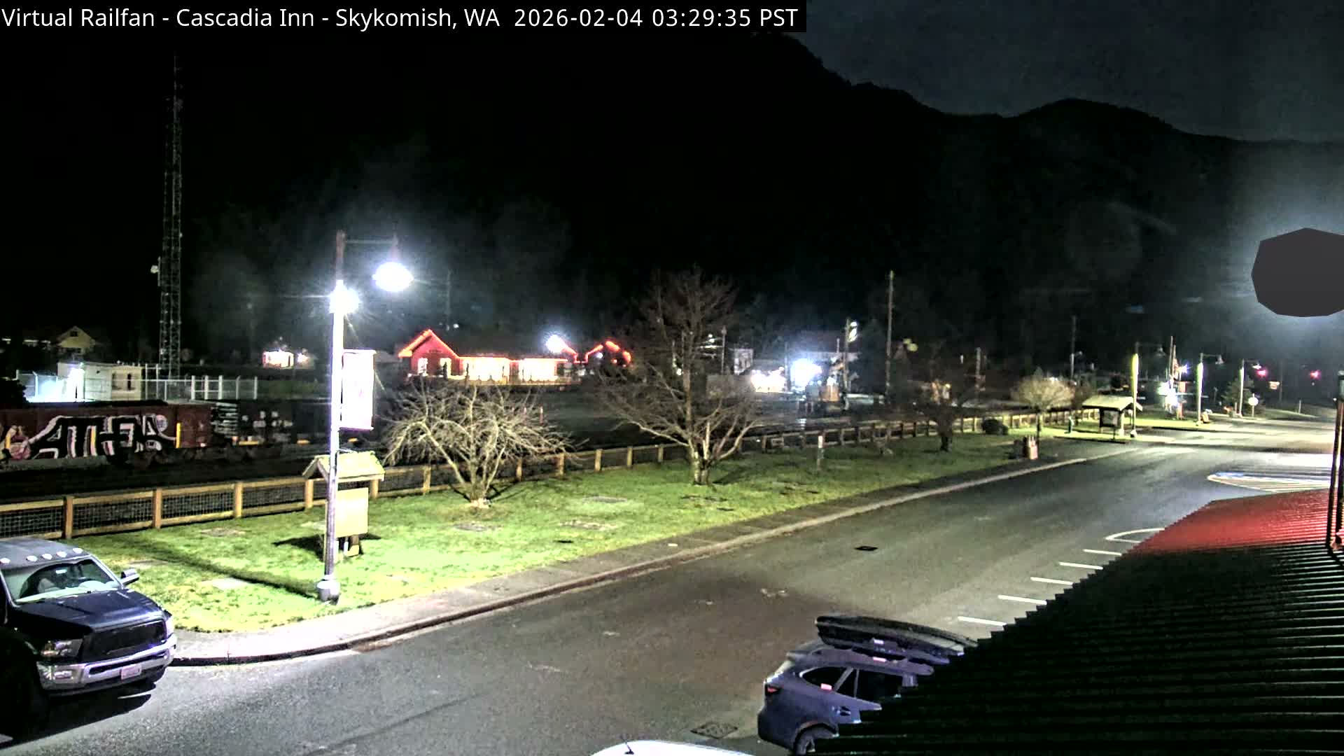 Skykomish Village Railroad Live Cam - Skykomish, King, Washington, USA