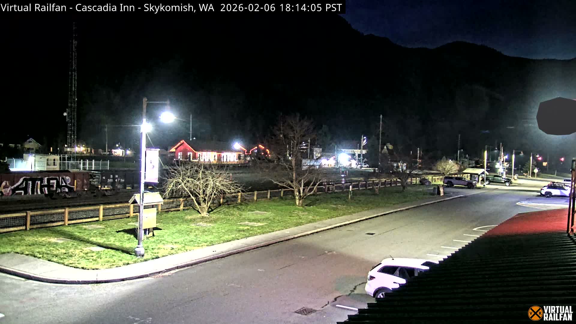 Skykomish Village Railroad Live Cam - Skykomish, King, Washington, USA