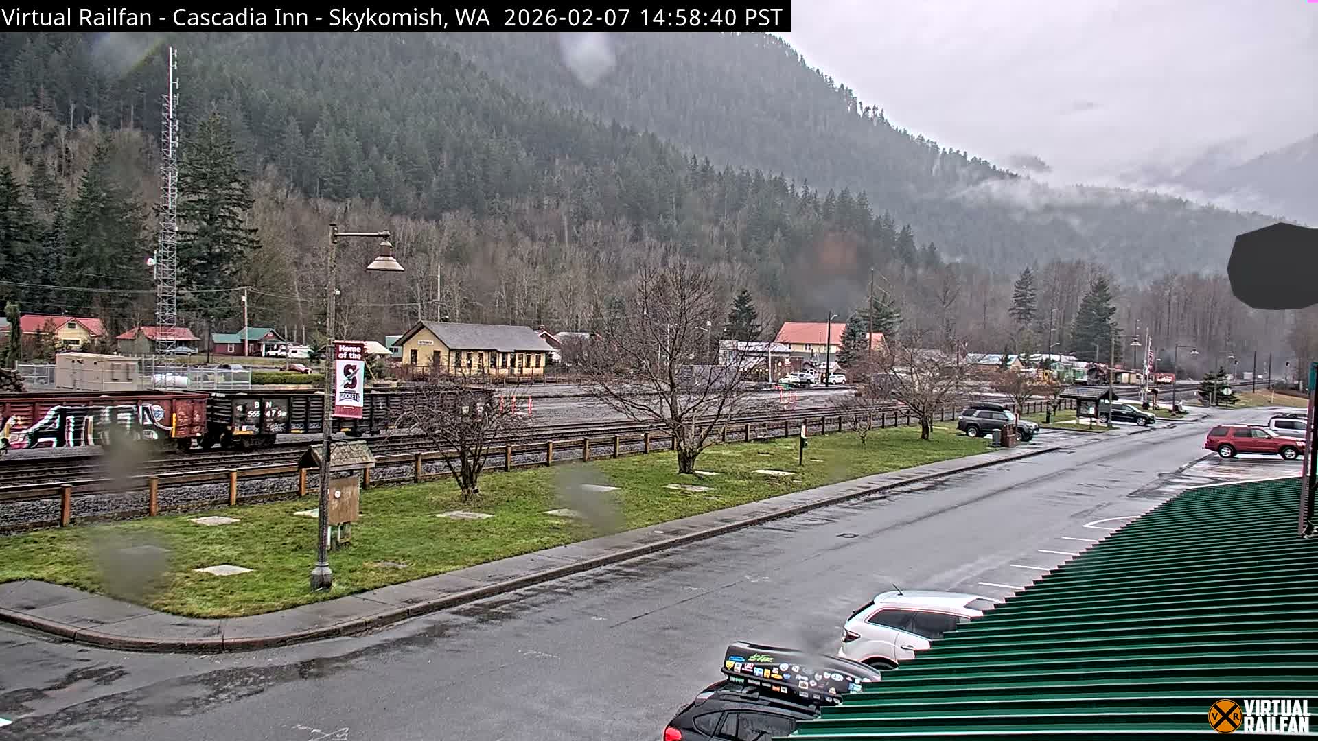 Skykomish Village Railroad Live Cam - Skykomish, King, Washington, USA