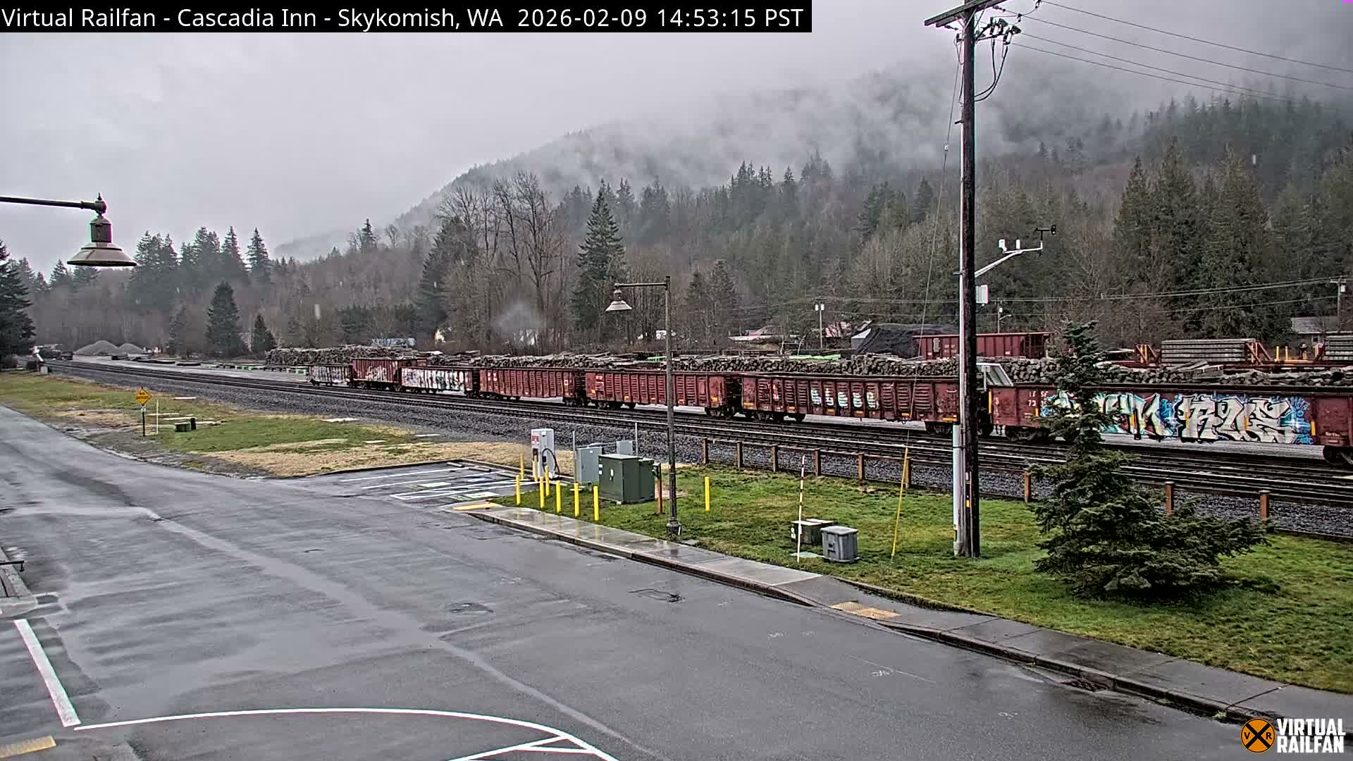 Skykomish Village Railroad Live Cam - Skykomish, King, Washington, USA