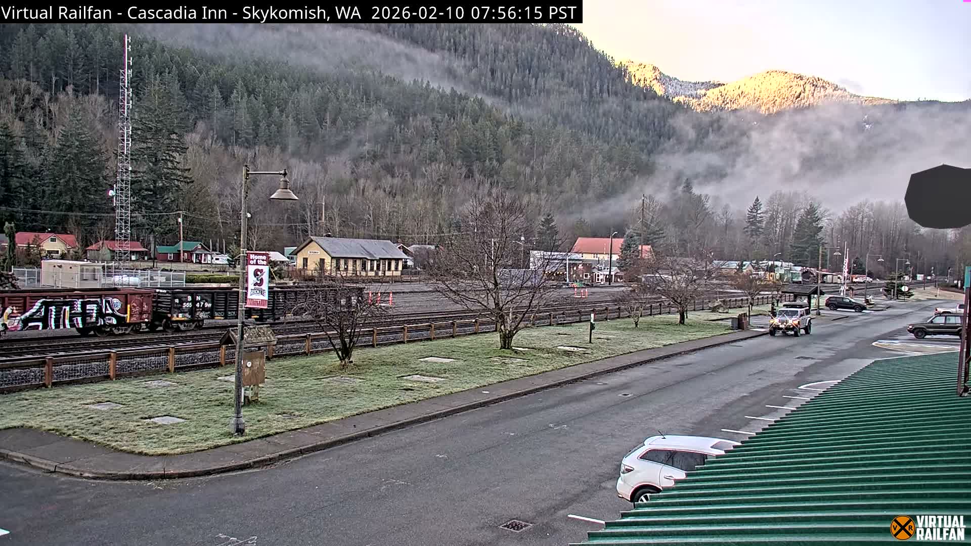 Skykomish Village Railroad Live Cam - Skykomish, King, Washington, USA