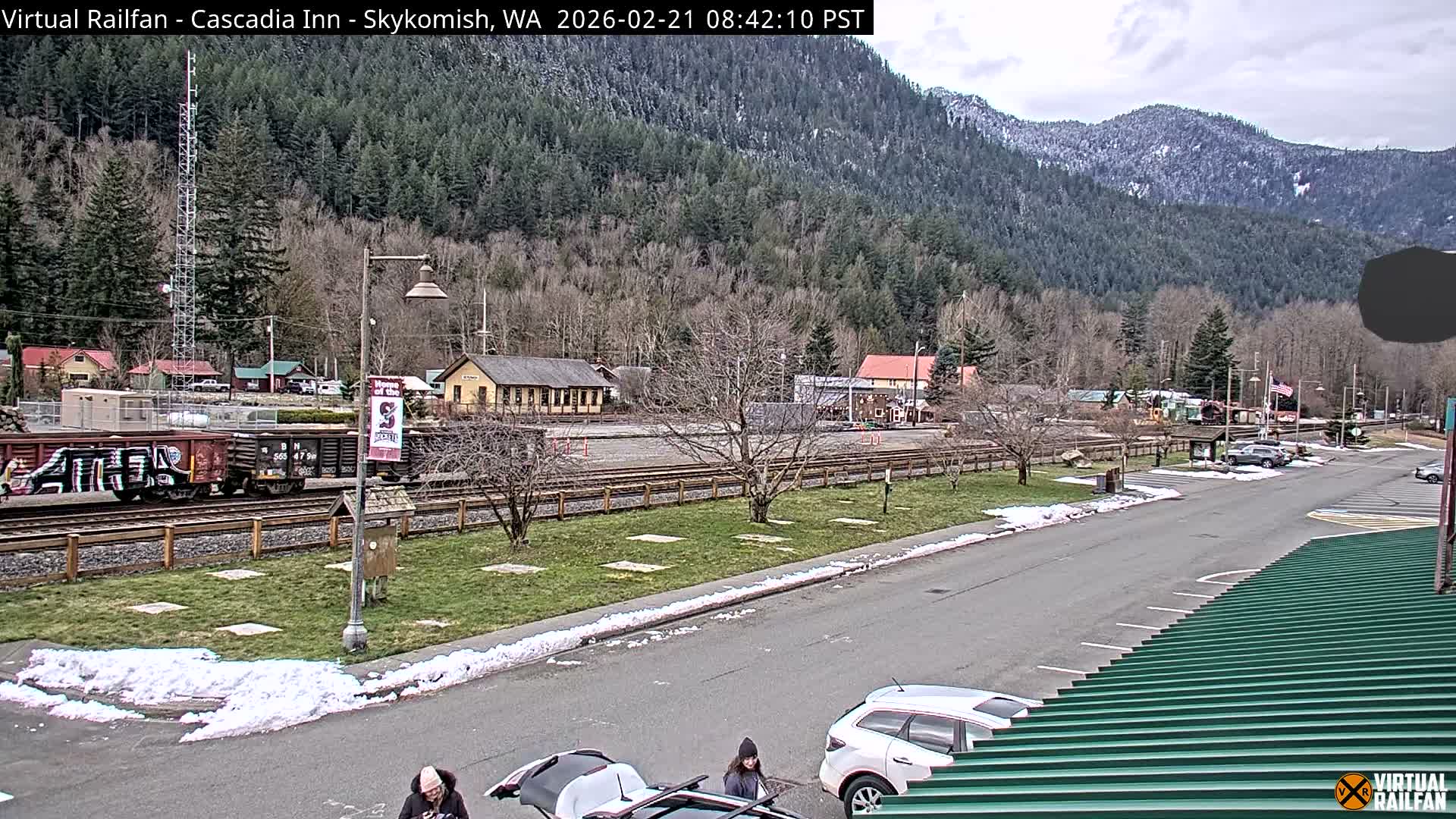 Skykomish Village Railroad Live Cam - Skykomish, King, Washington, USA