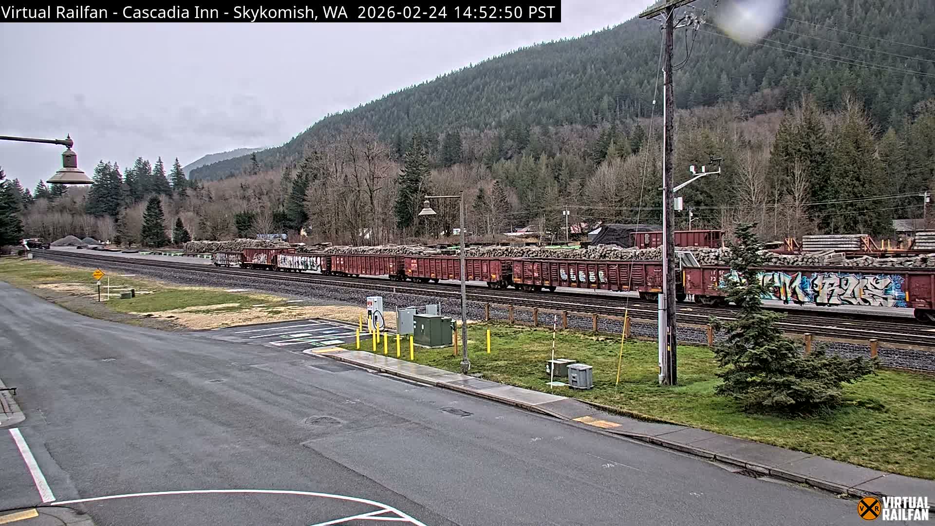 Skykomish Village Railroad Live Cam - Skykomish, King, Washington, USA