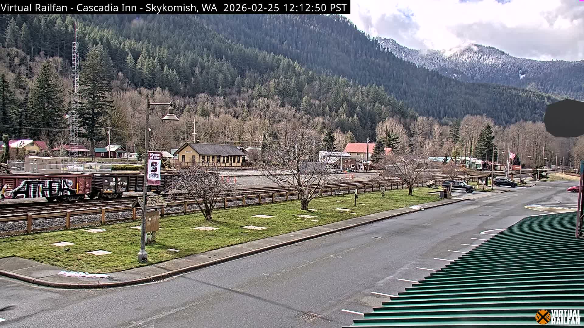 Skykomish Village Railroad Live Cam - Skykomish, King, Washington, USA